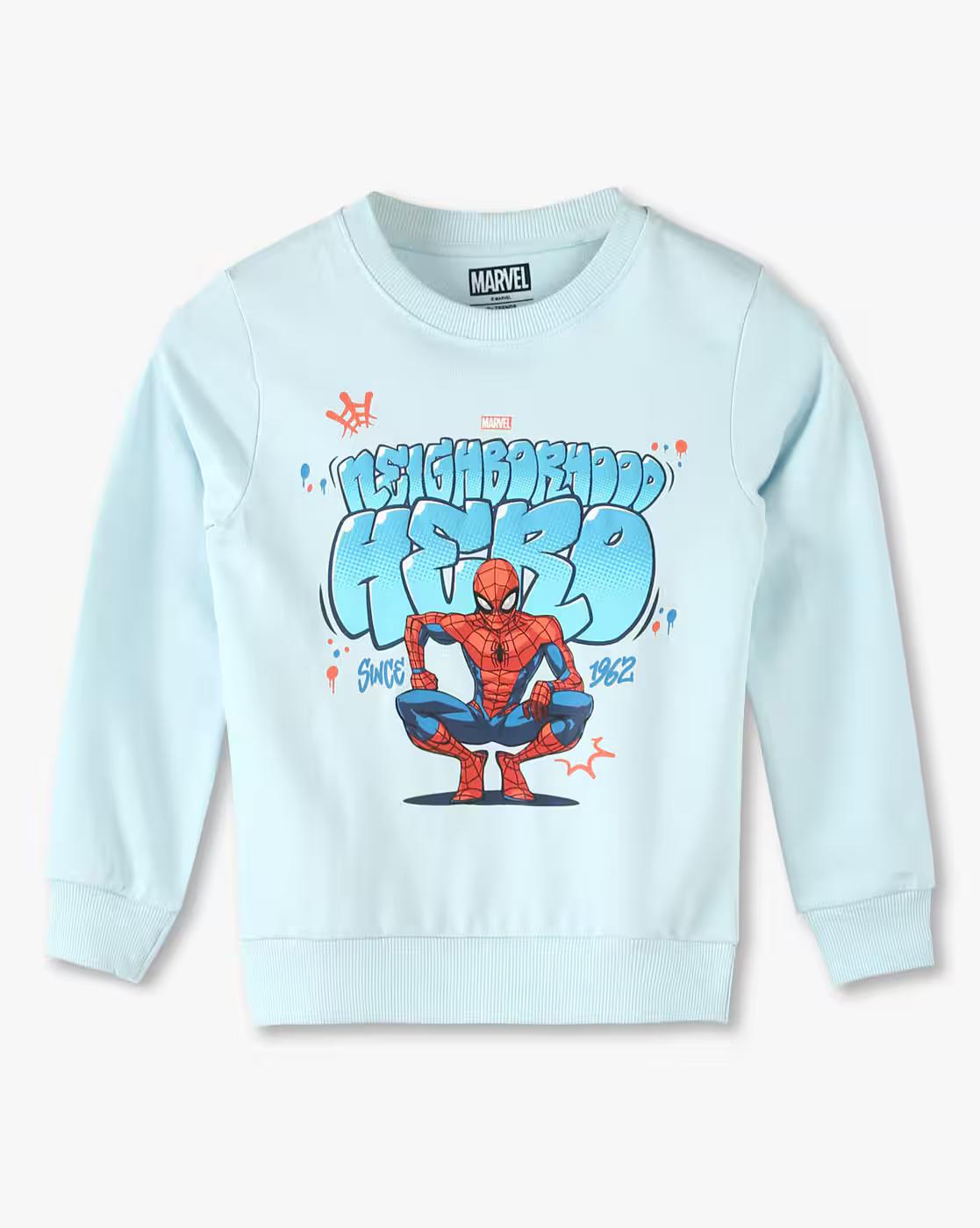 SPIDERMAN, BLUE, 7-8Y