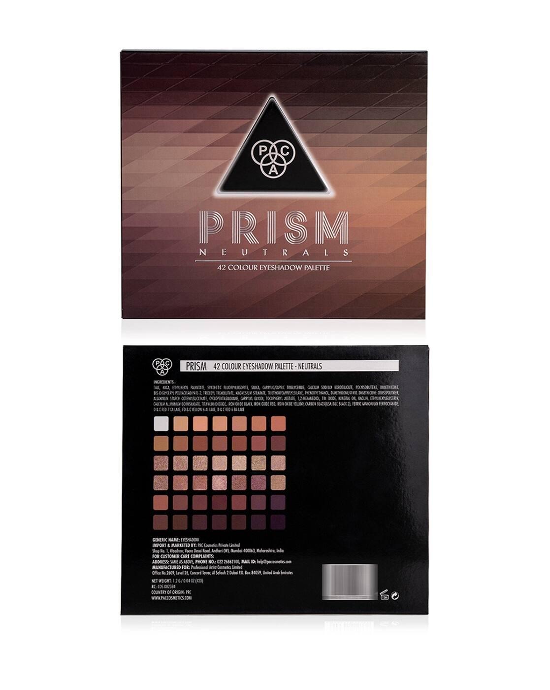 Prism Eyeshadow Palette X42 Rich Pigment Blendable Formula Mattes & Shimmer - Neutrals