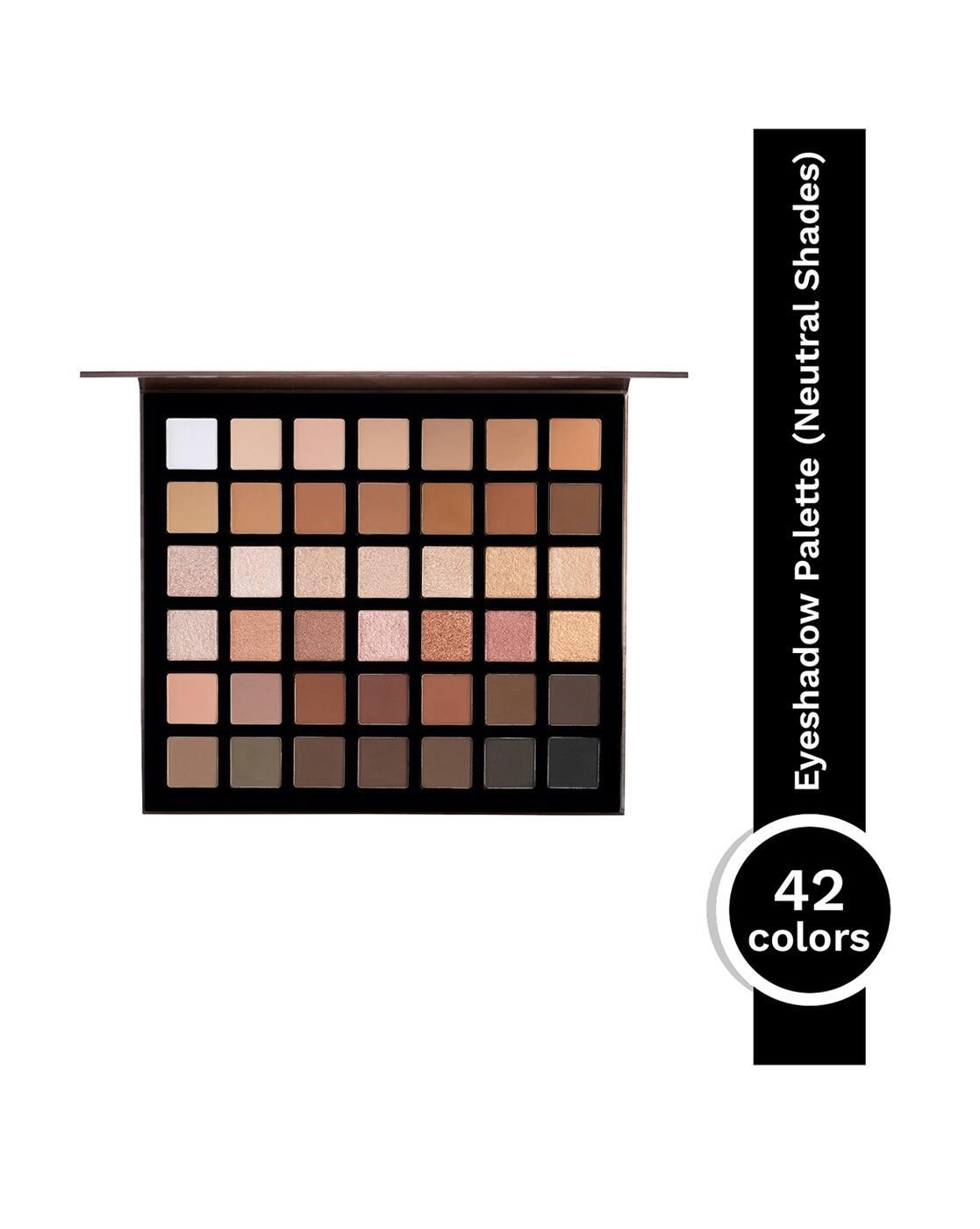 Prism Eyeshadow Palette X42 Rich Pigment Blendable Formula Mattes & Shimmer - Neutrals