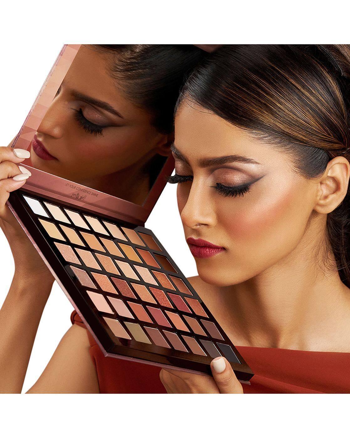 Prism Eyeshadow Palette X42 Rich Pigment Blendable Formula Mattes & Shimmer - Neutrals