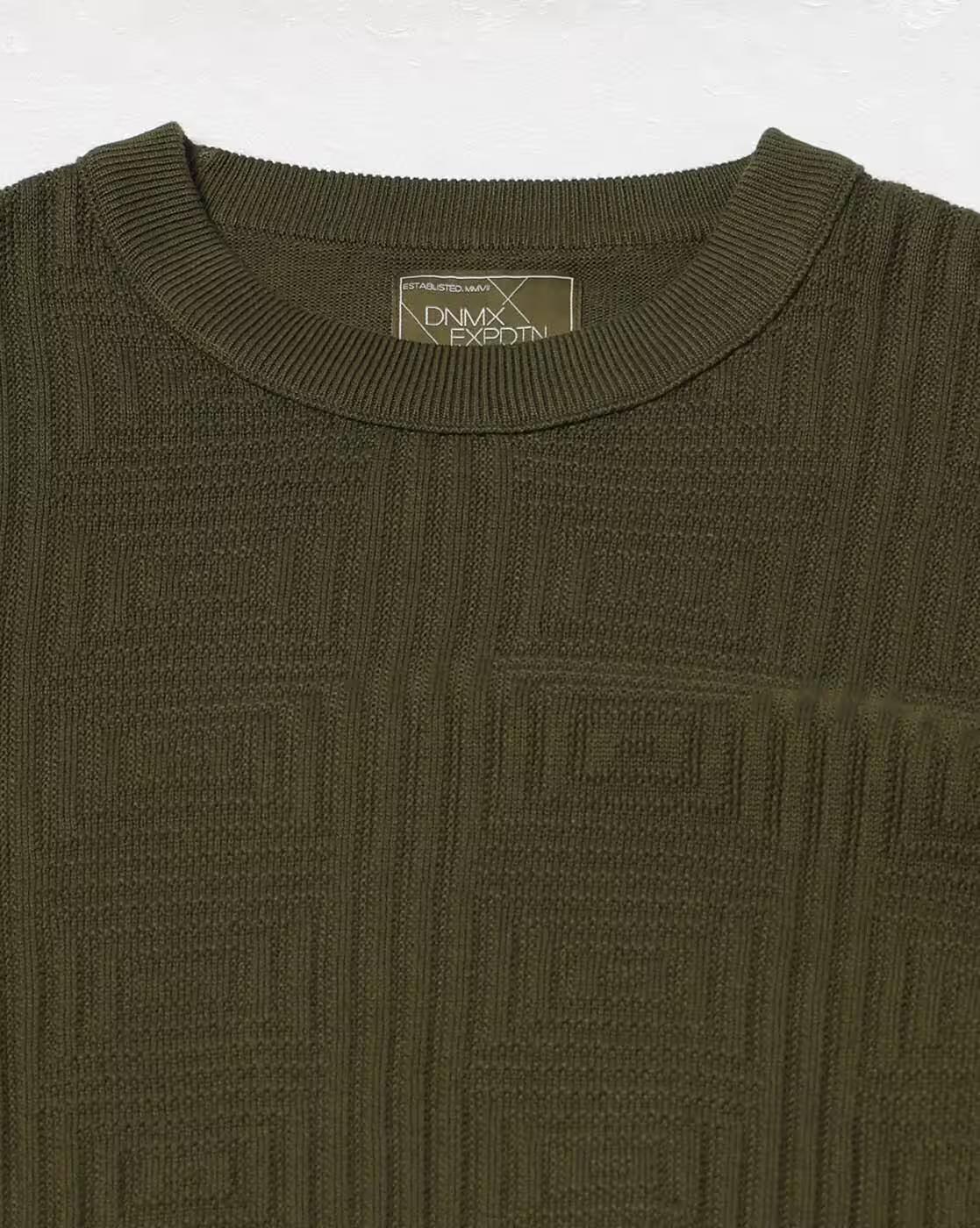 Men Embossed Regular Fit Crew-Neck T-Shirt