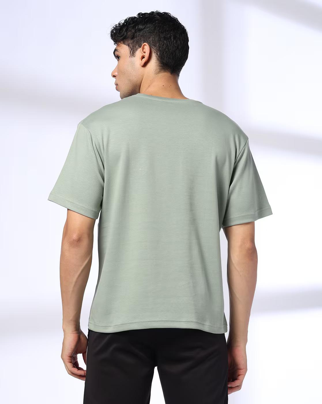 Men Regular Fit Crew-Neck T-Shirt