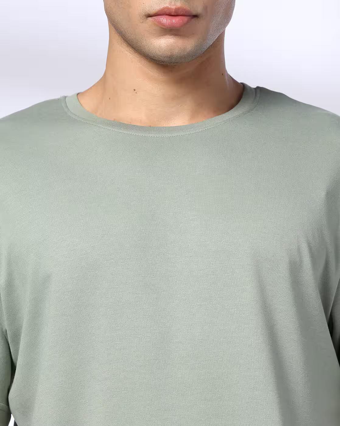 Men Regular Fit Crew-Neck T-Shirt