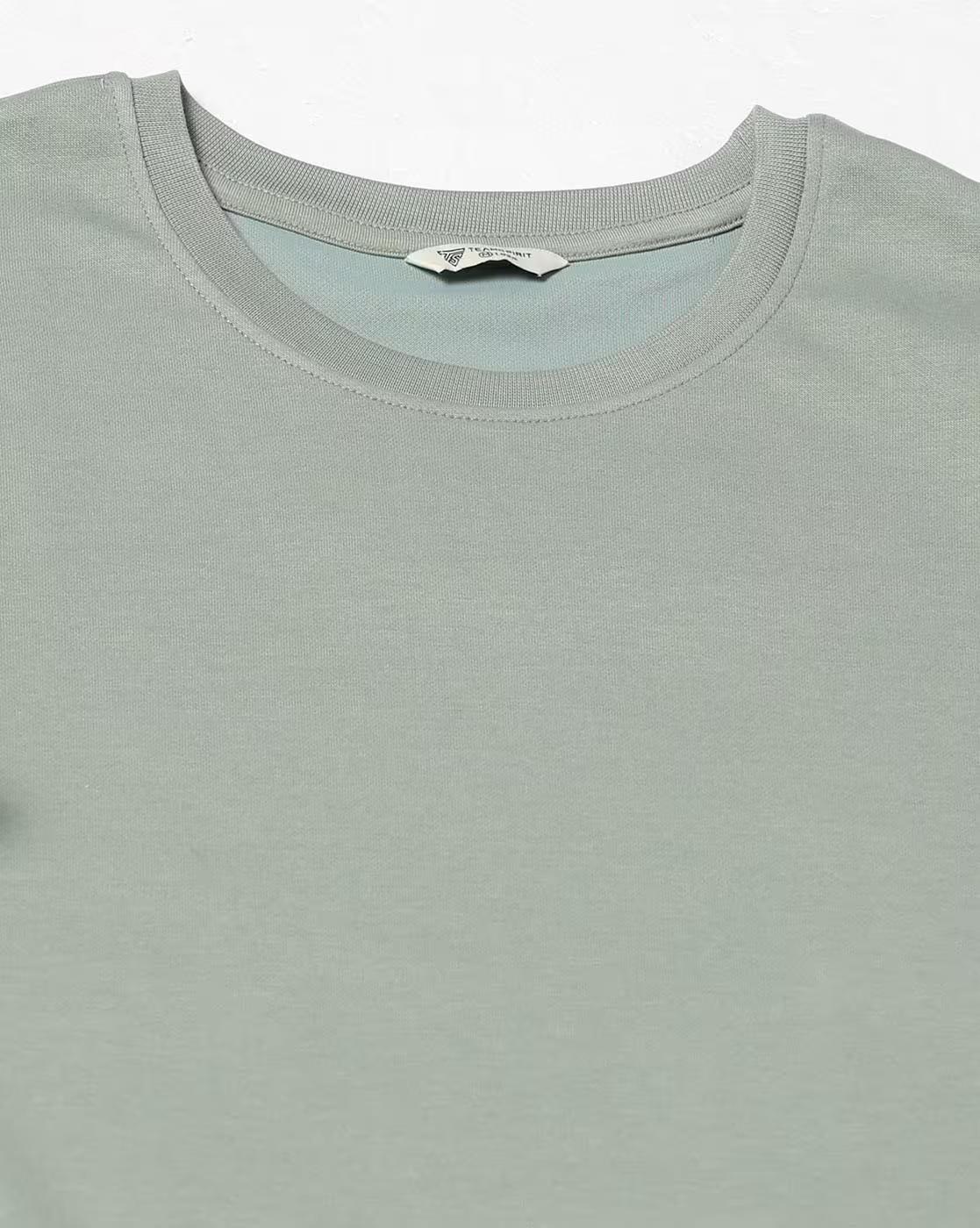 Men Regular Fit Crew-Neck T-Shirt