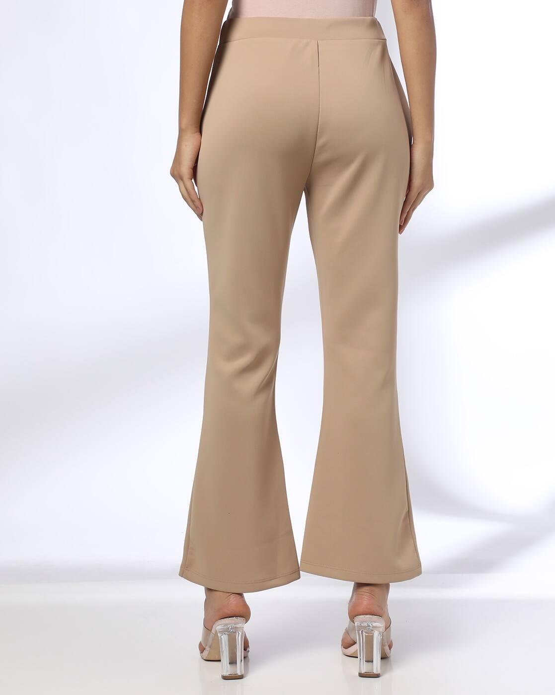 KICK FLARE TROUSER FOMA INTERL, BEIGE, L