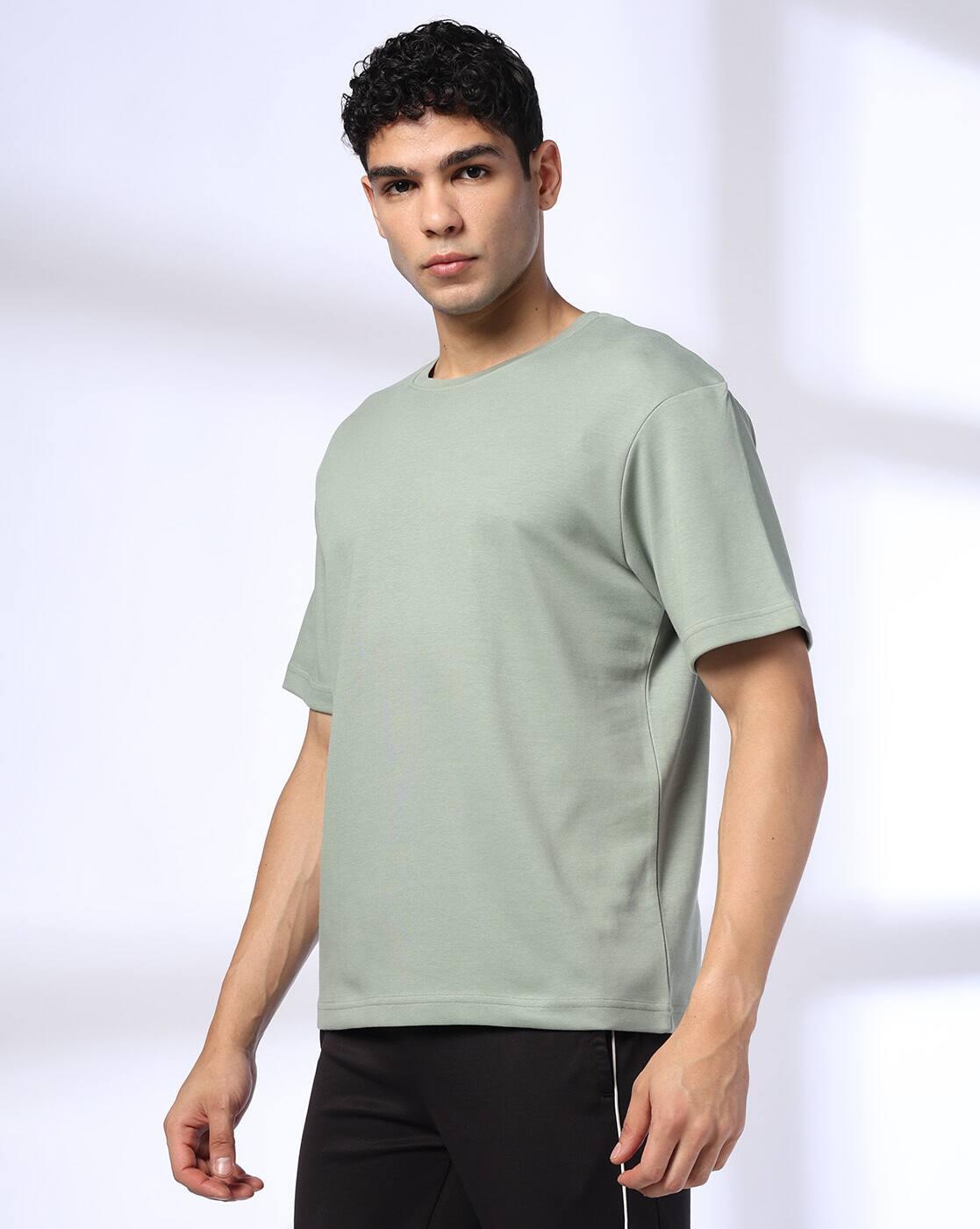 Men Regular Fit Crew-Neck T-Shirt