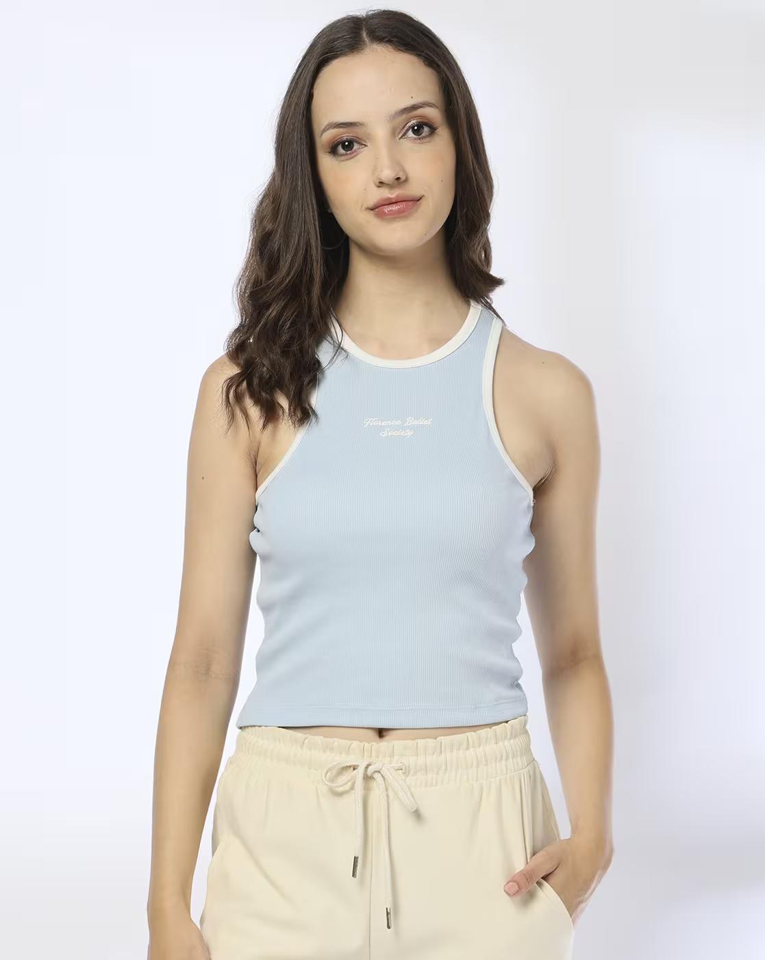 Women Ribbed Tank Top