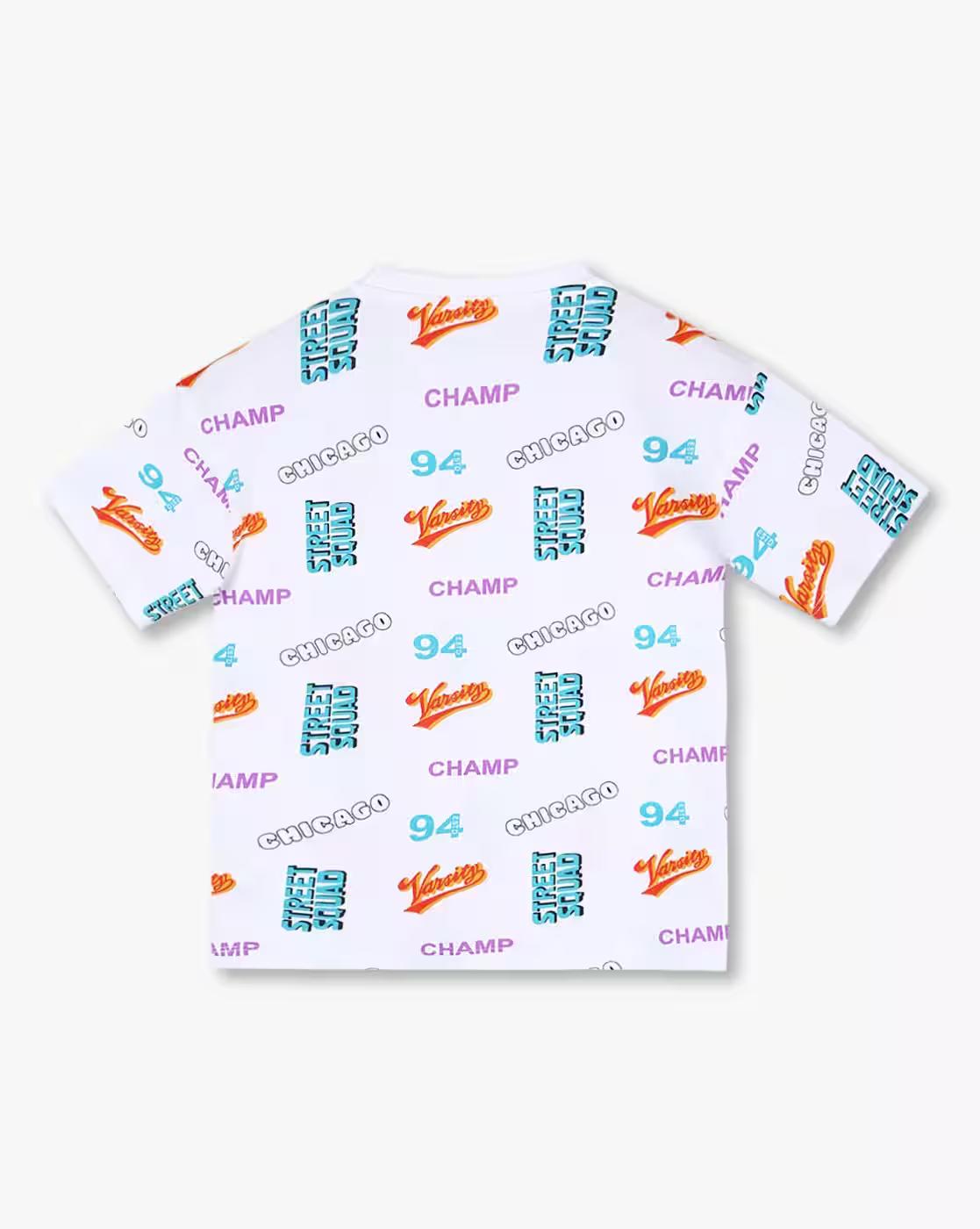 Boys Graphic Print Crew-Neck T-Shirt