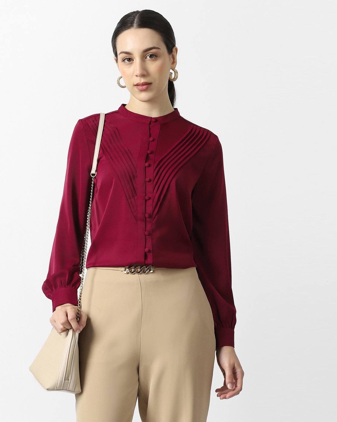 Women Regular Fit Collar Shirt