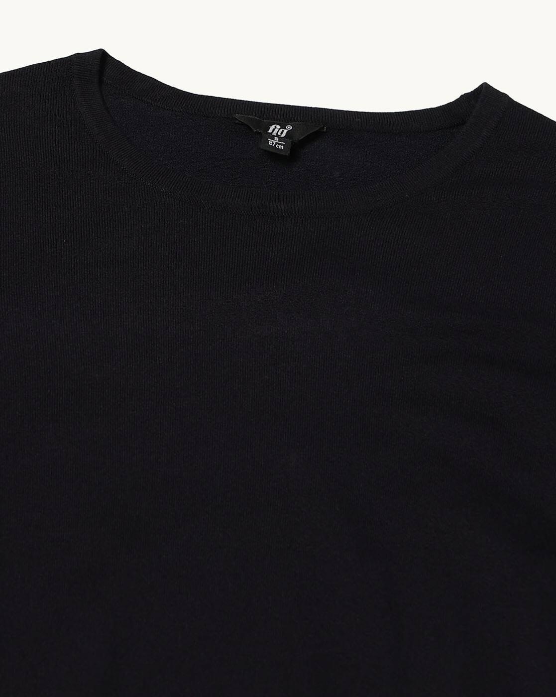 Women Ribbed Slim Fit Pullover