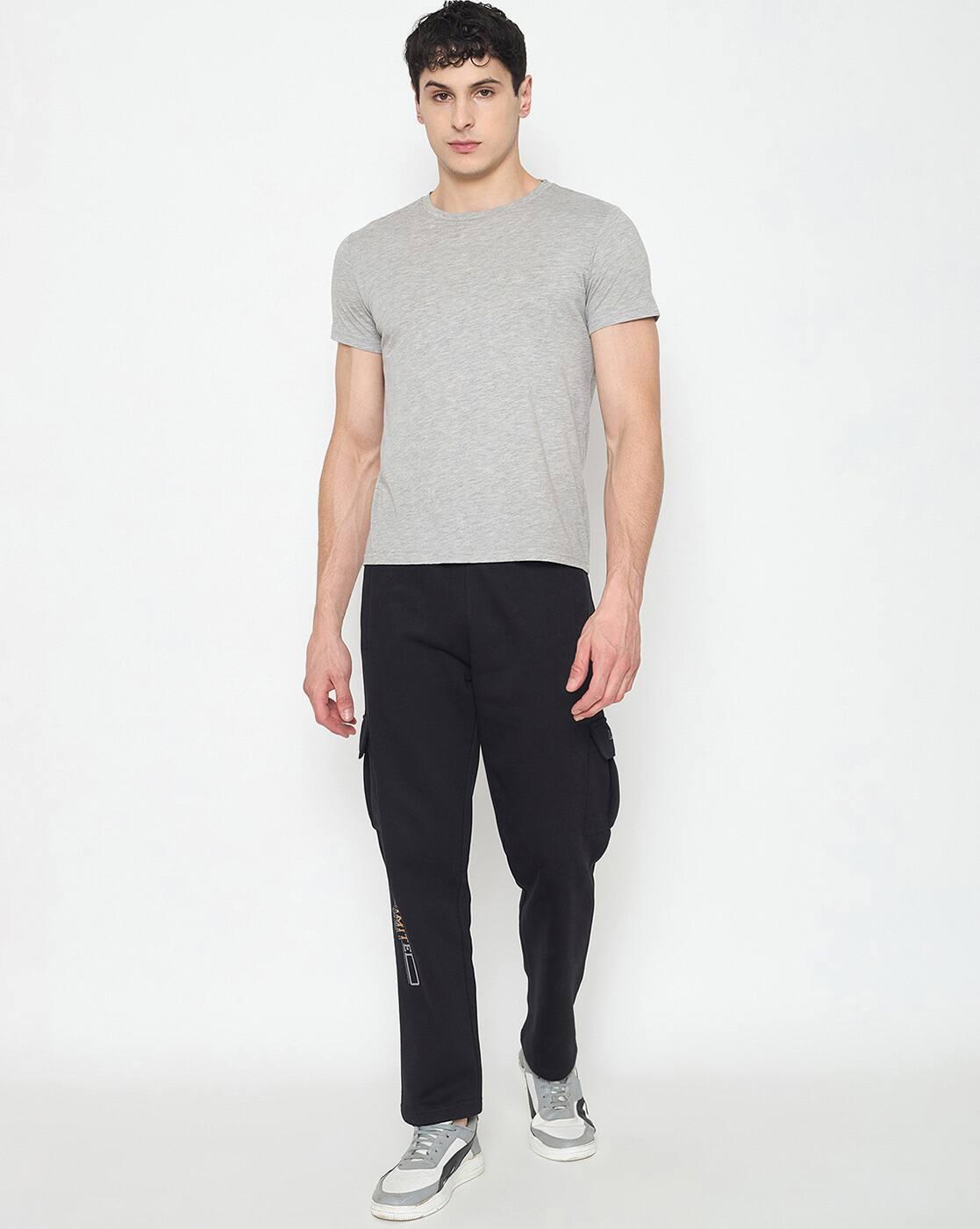 Men Mid-Rise Straight Track Pants