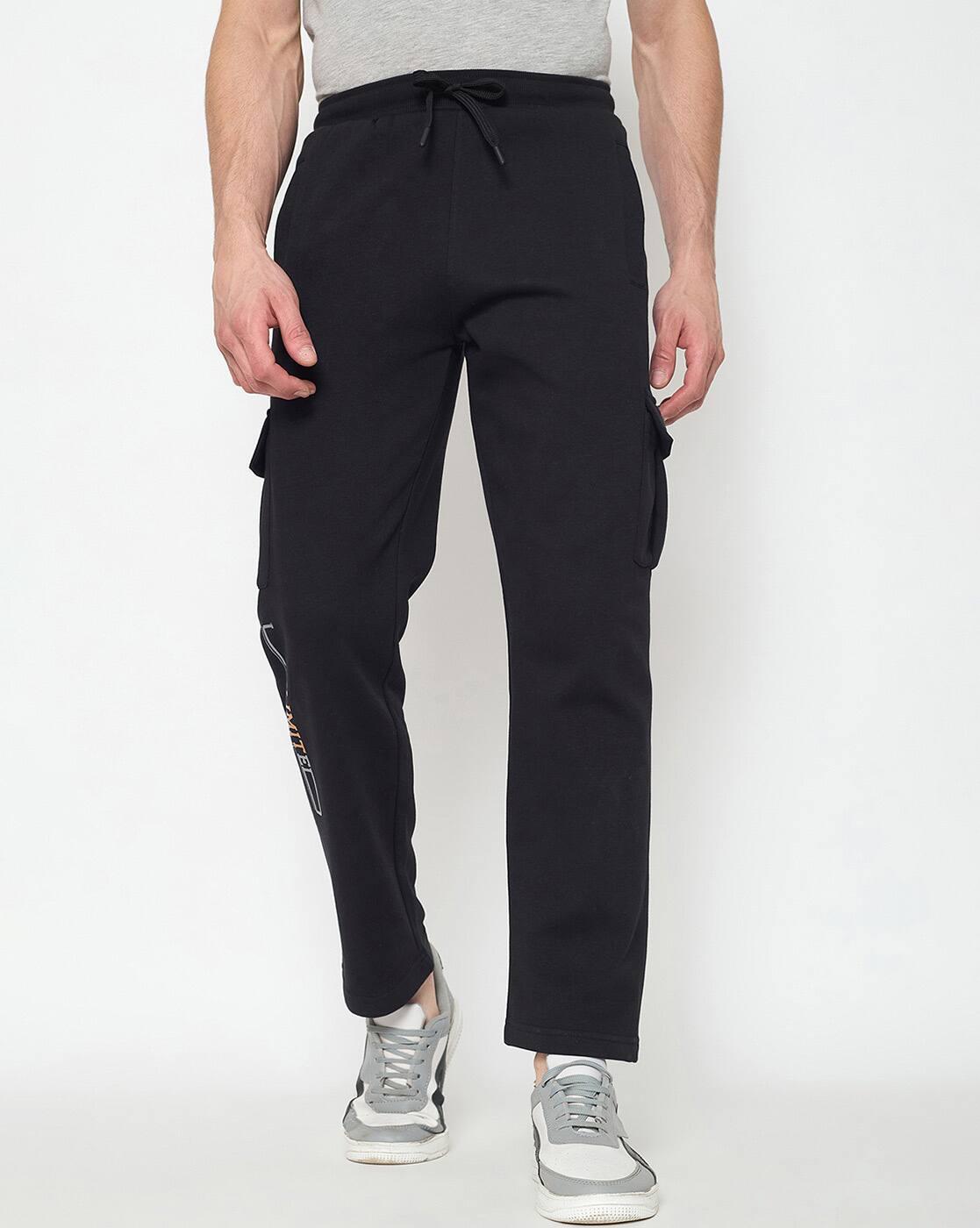 Men Mid-Rise Straight Track Pants