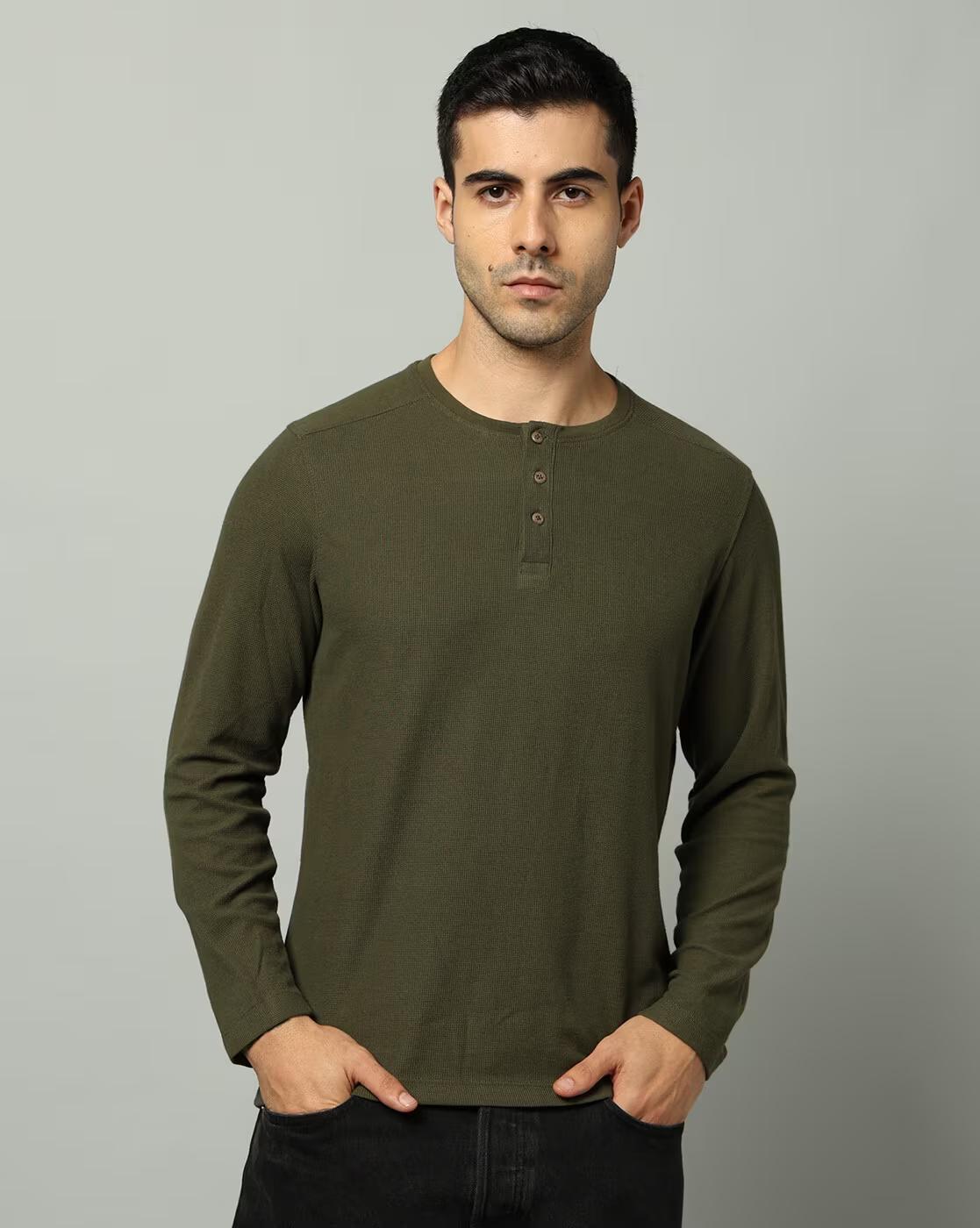 Men Slim Fit Crew-Neck T-Shirt