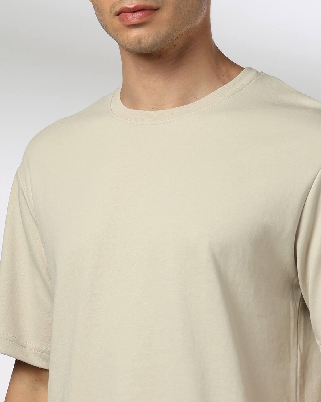 Men Regular Fit Crew-Neck T-Shirt