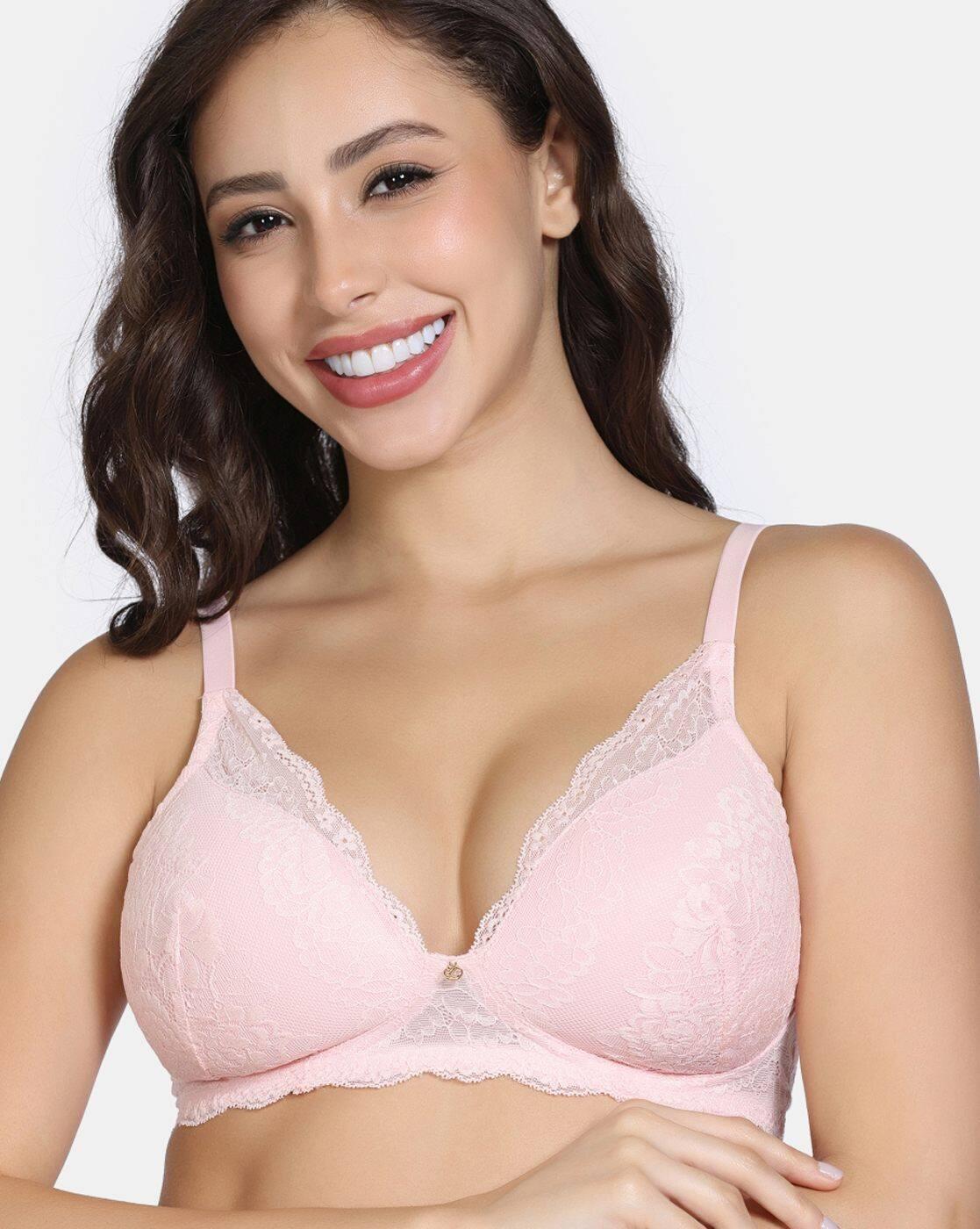 Forever Yours Padded Non-Wired 3/4Th Coverage Lace Bra