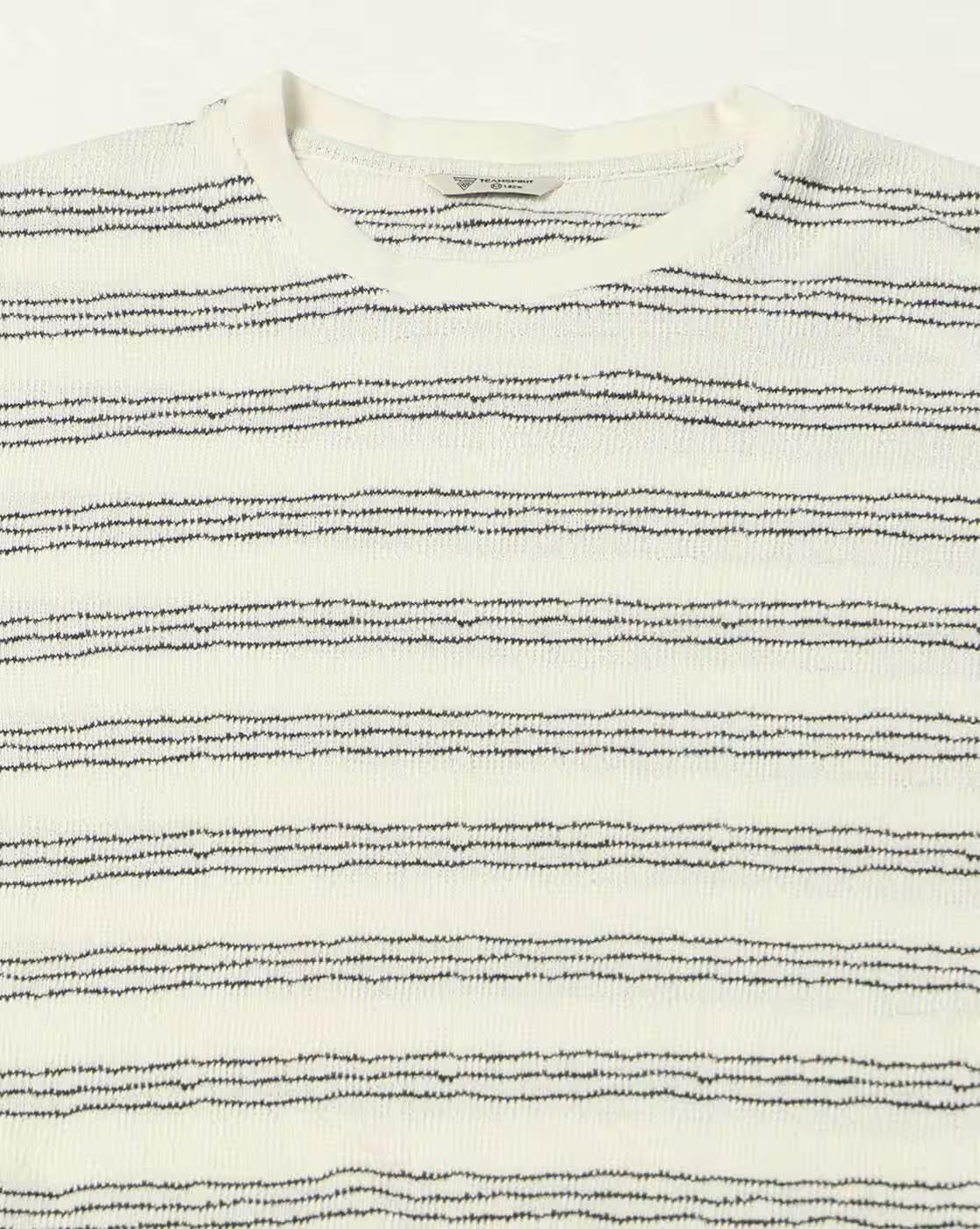 HEARTBEAT STRIPES ULT SWEAT, WHITE, L
