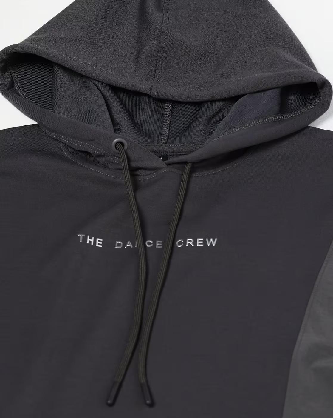 HOODIE TOP, CHARCOAL, M