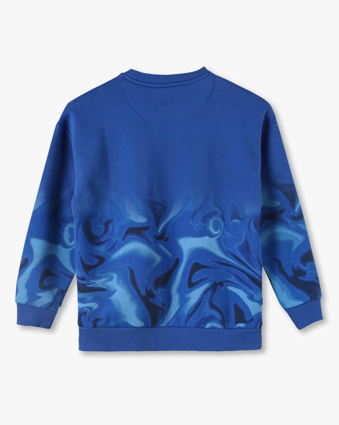 Boys Printed Regular Fit Sweatshirt