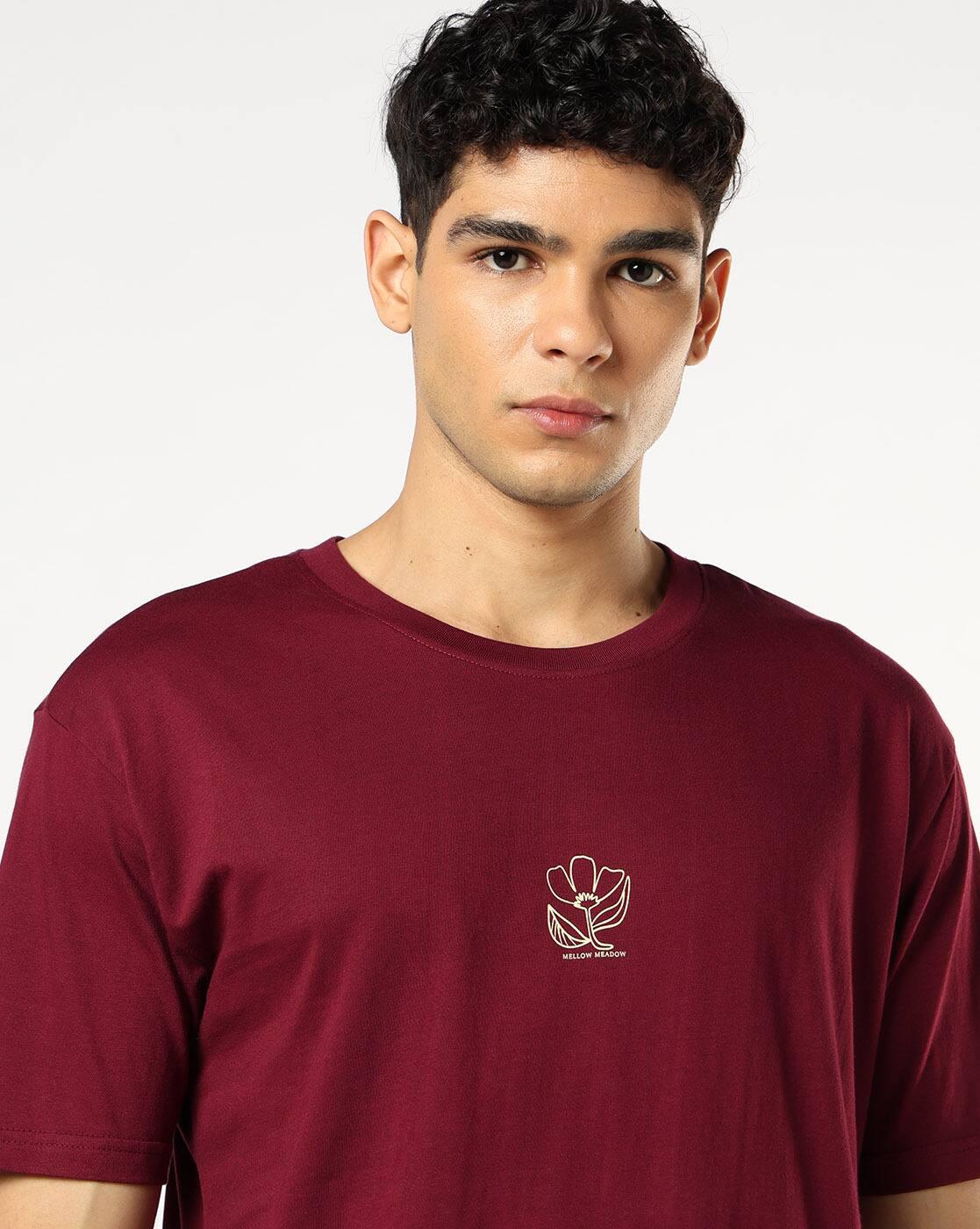 Relaxed Fit Crew-Neck T-Shirt with Graphic Print