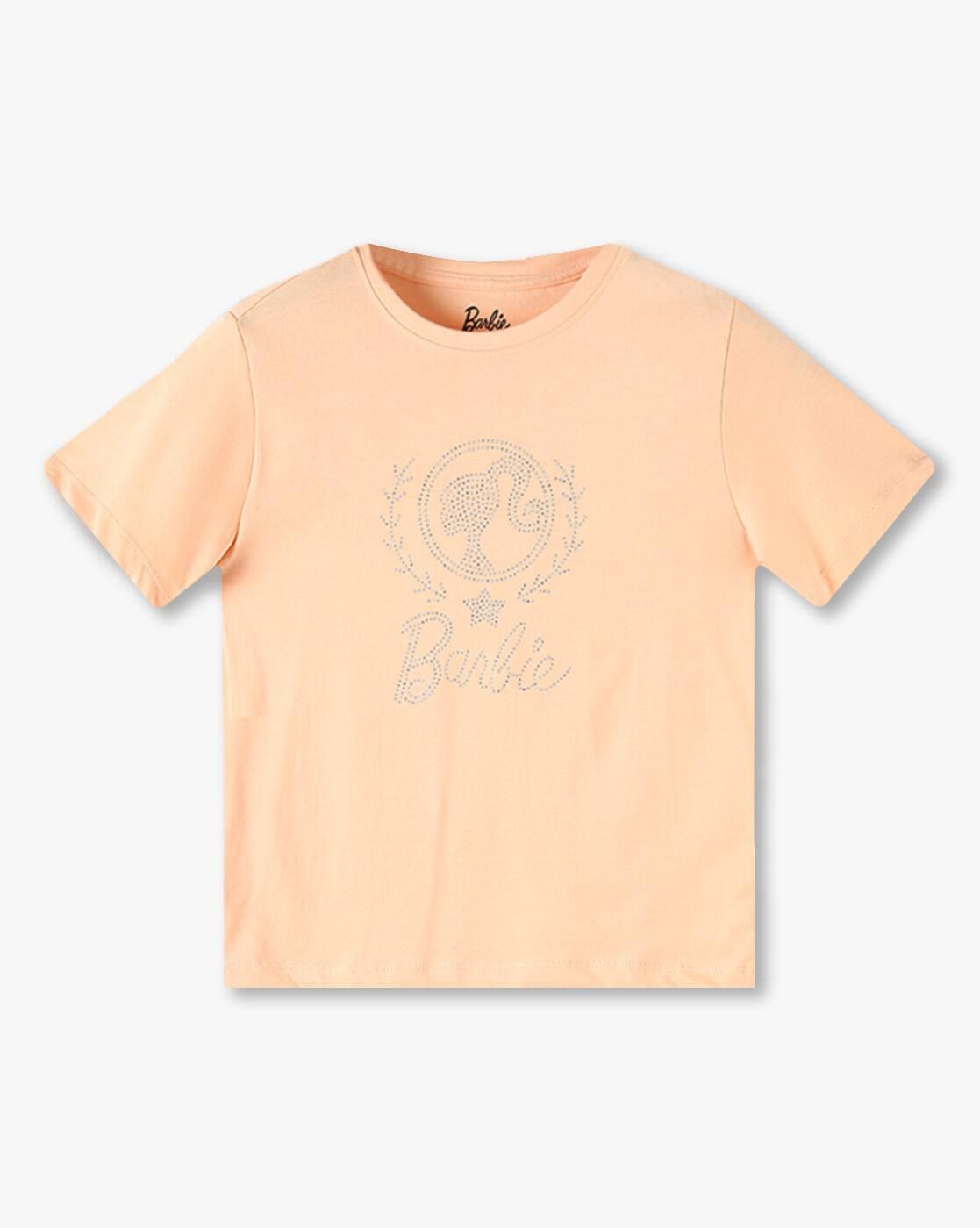 BARBIE RHINESTONE REGULAR, PEACH, 13-14Y