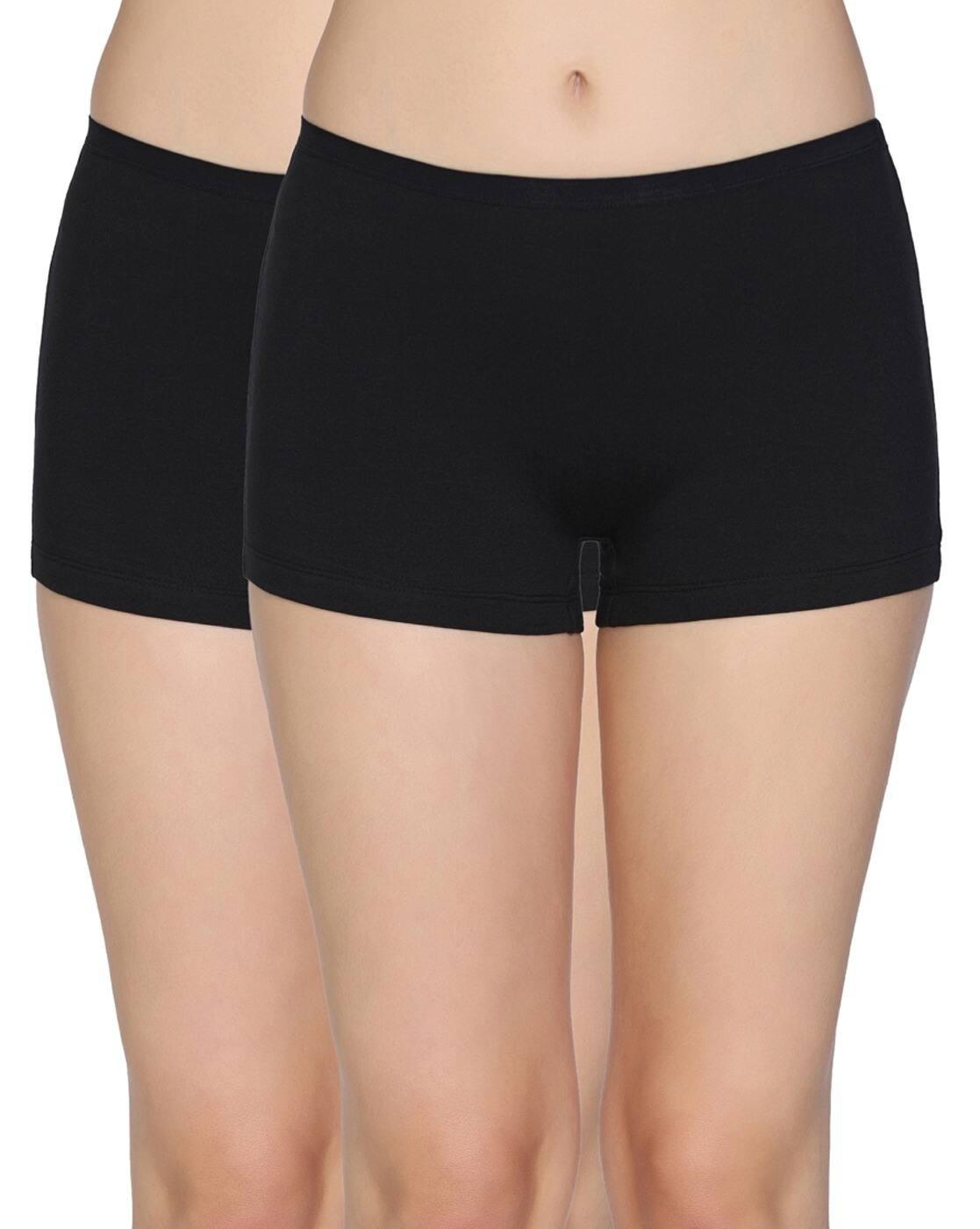 Medium Rise Full Coverage Boyshorts (Pack Of 2)
