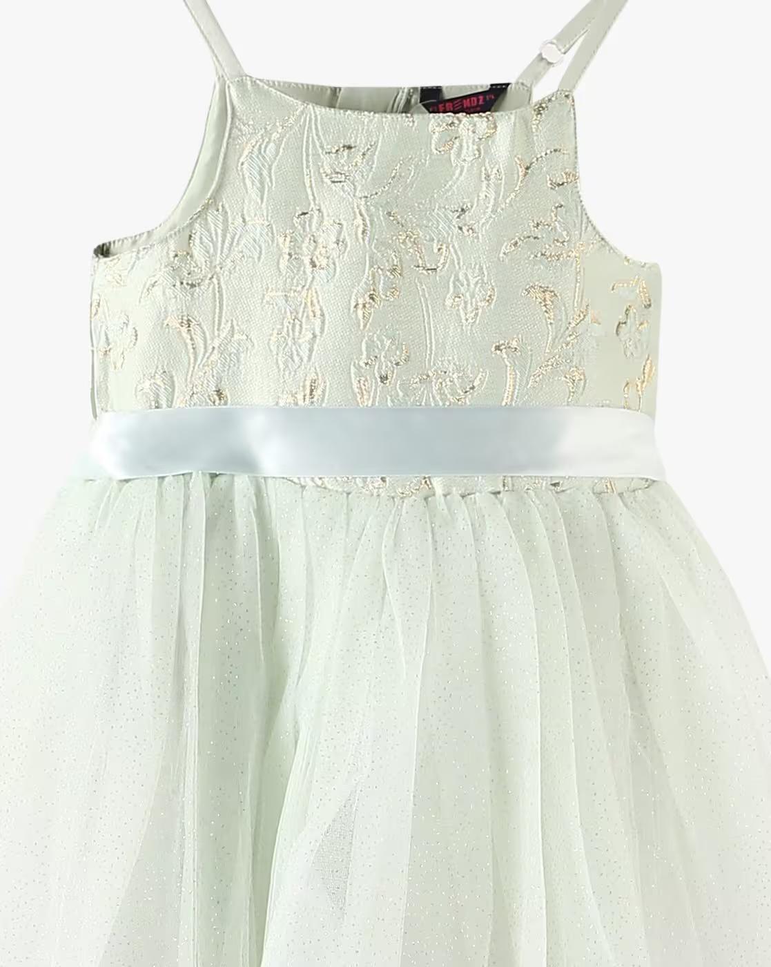 Girls Embellished Fit & Flare Dress
