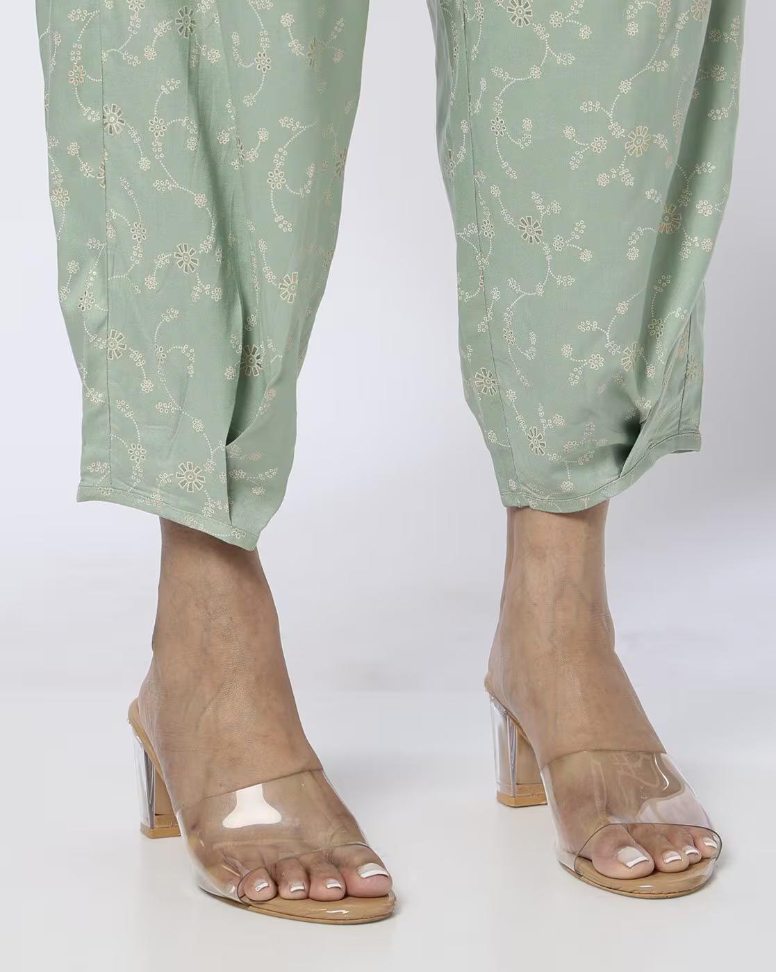 RECTANGLE FLOWER JAAL SE, MINT GREEN, XL