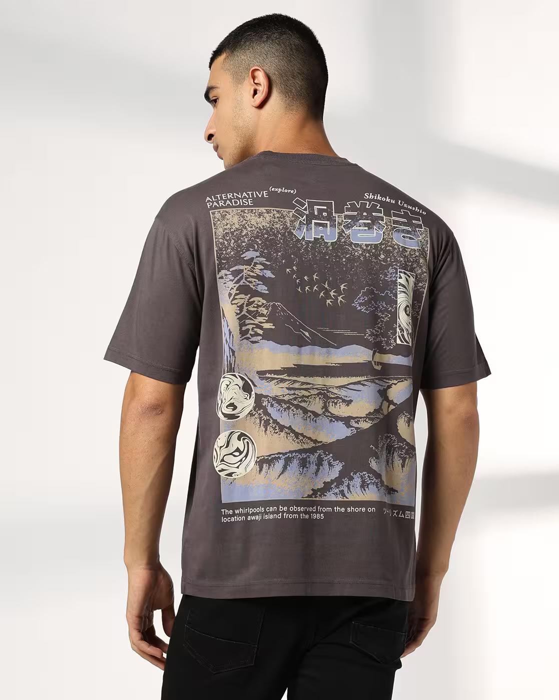 SKIKOKU UZUSHIO, GREY, XL