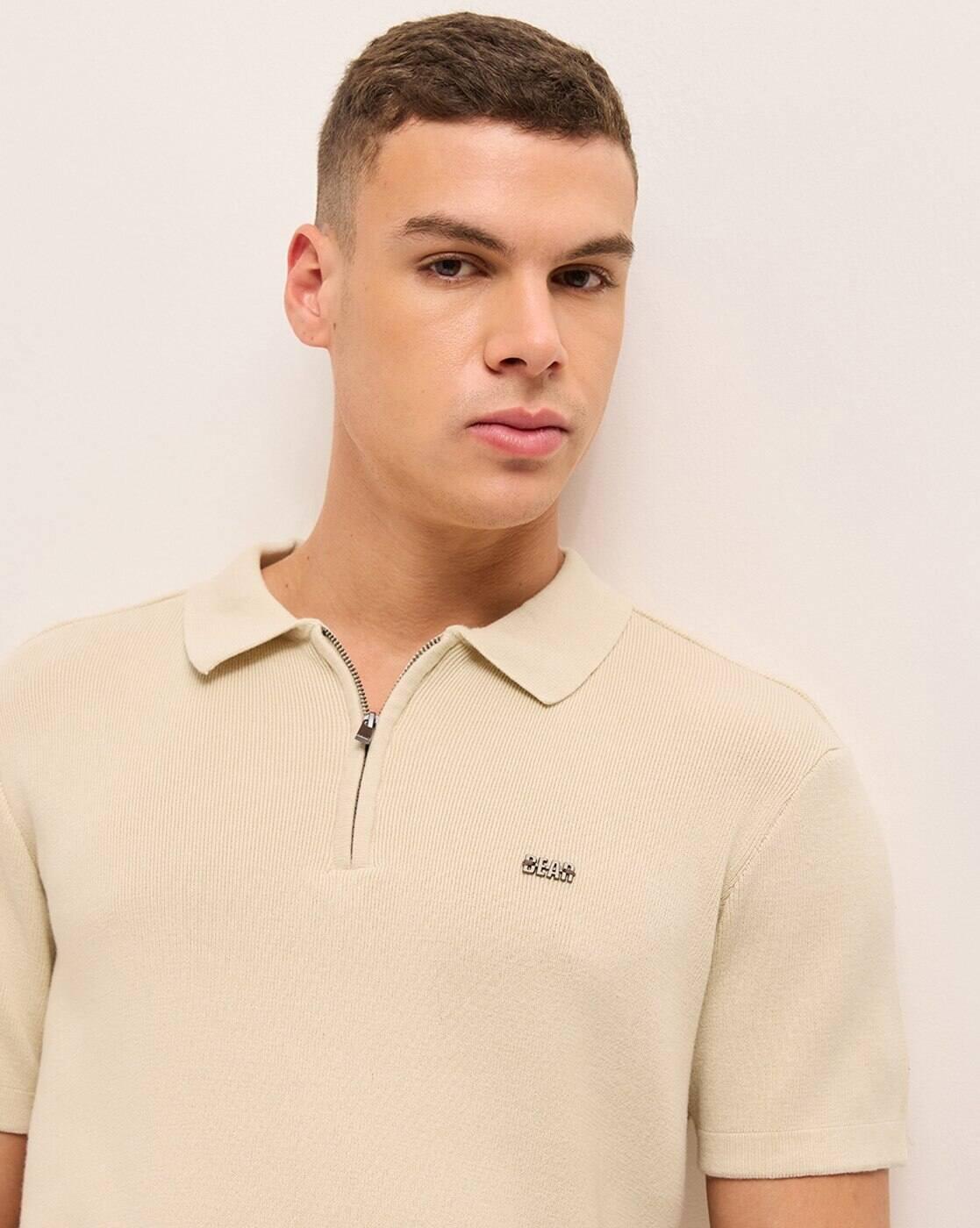 Men Regular Fit Polo T-shirt