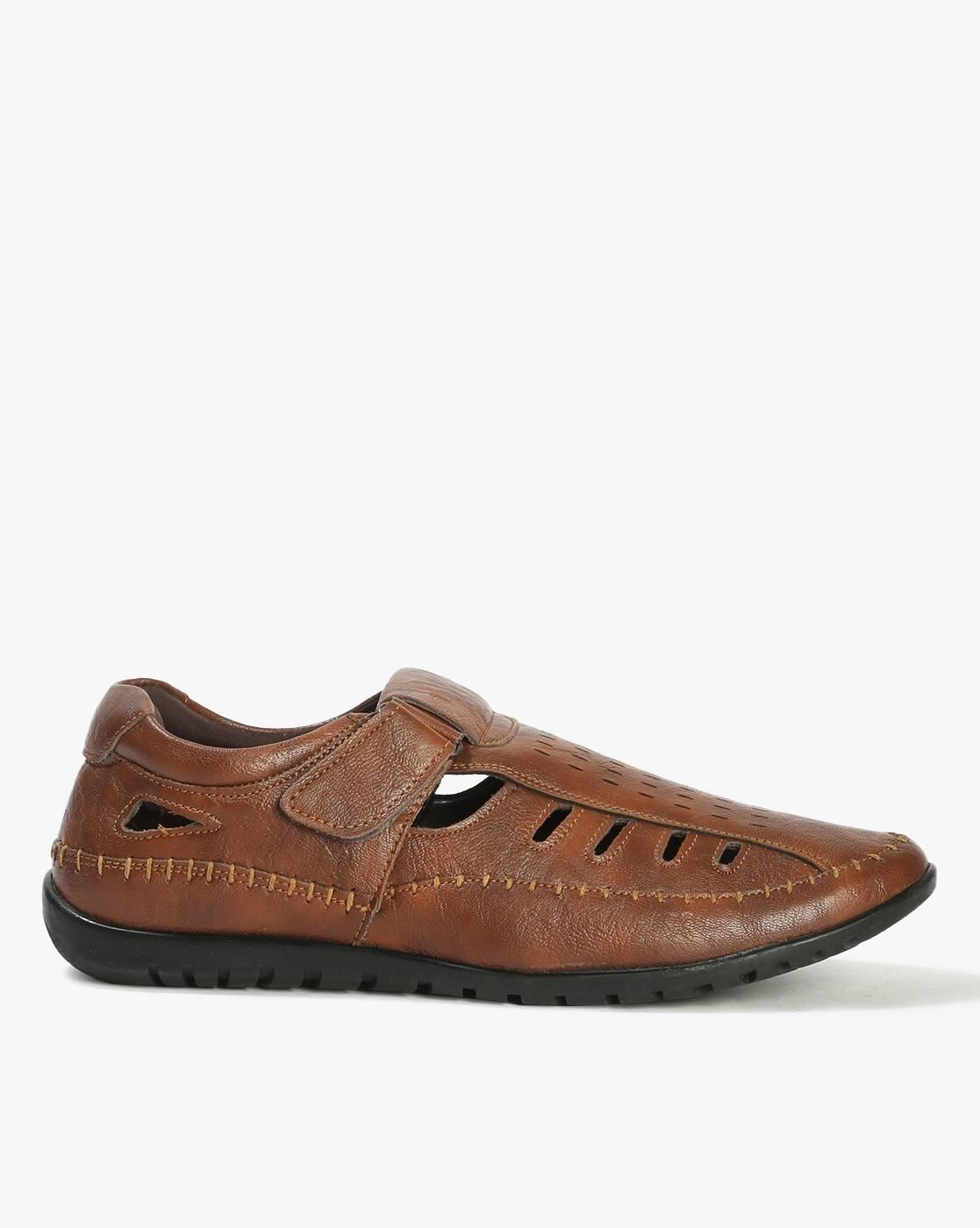 Men Round-Toe Shoe-Style Sandals
