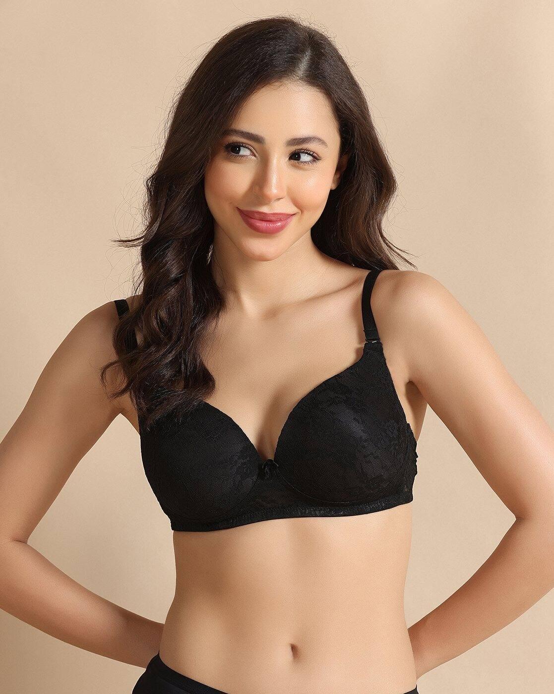 Padded Non Wired 3/4th Coverage Tshirt Bra