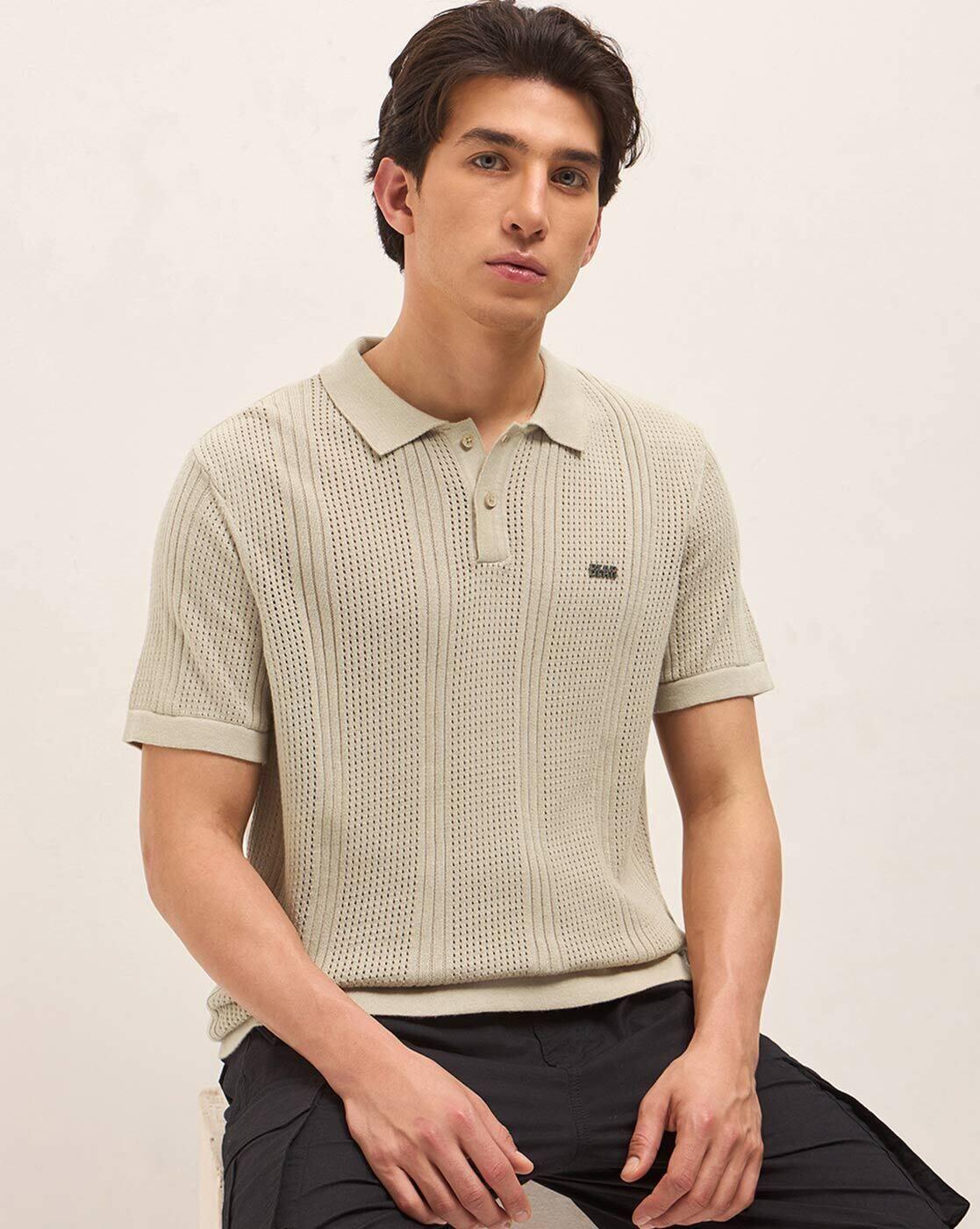 Men Regular Fit Polo T-Shirt