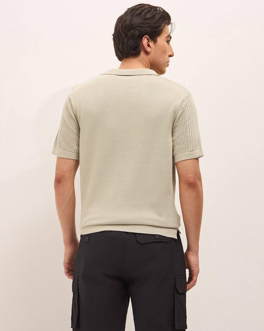 Men Regular Fit Polo T-Shirt