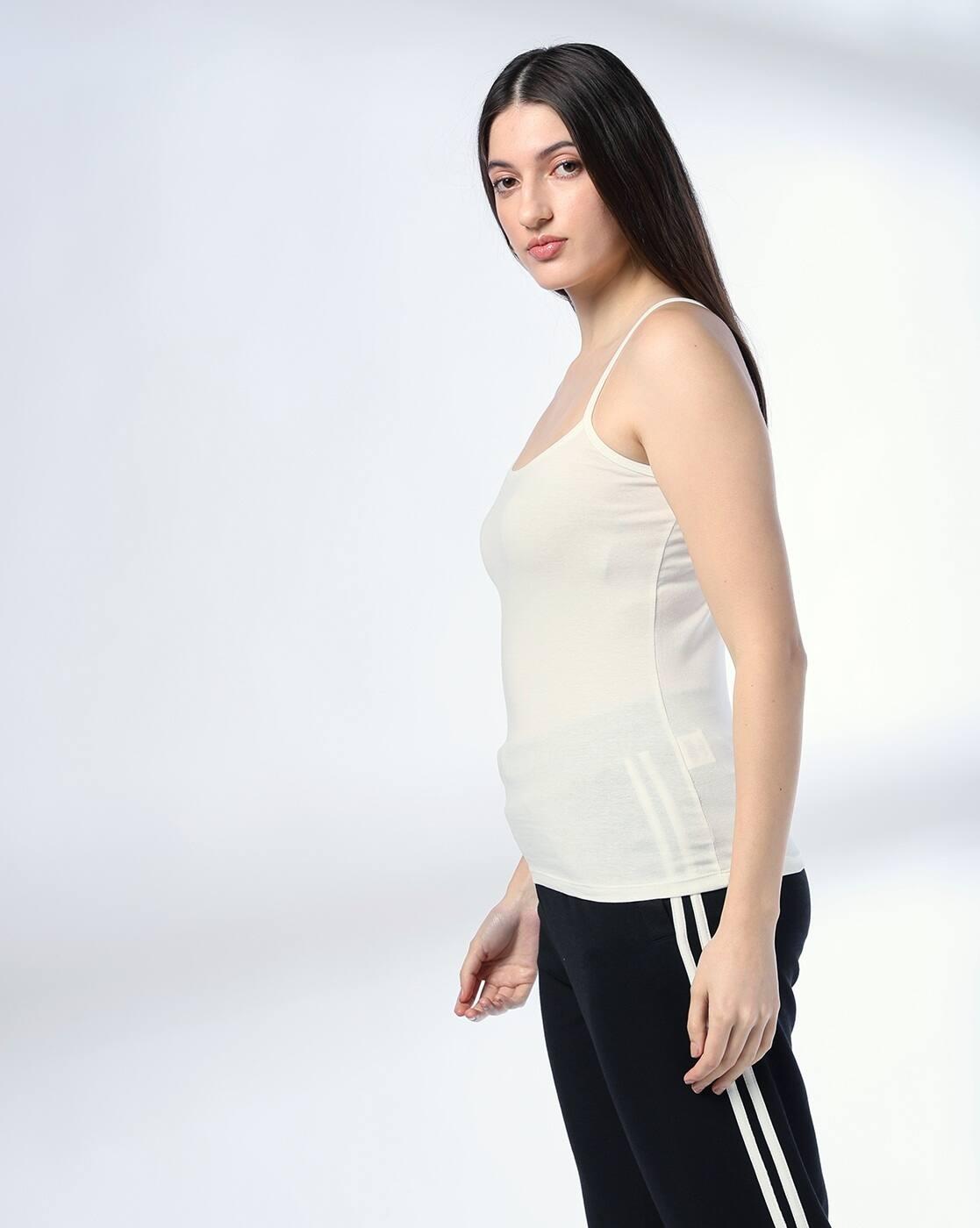 SOLID SJ CAMI, WHITE, L