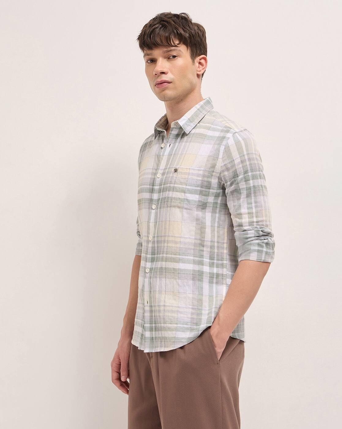 Checks Slim Fit Shirt