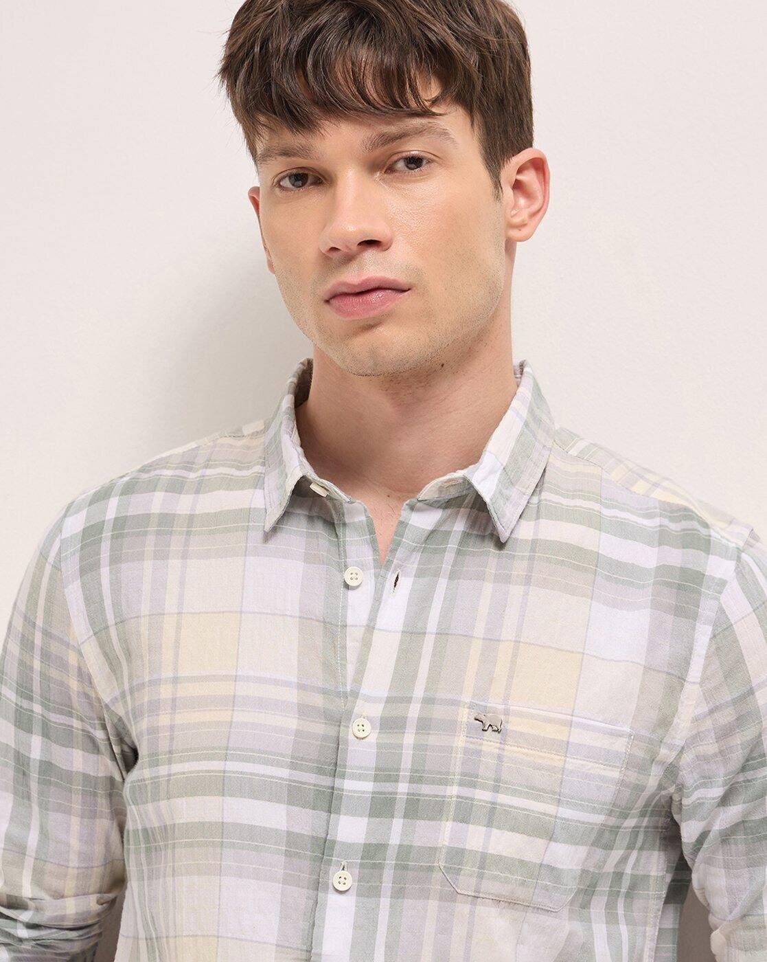 Checks Slim Fit Shirt