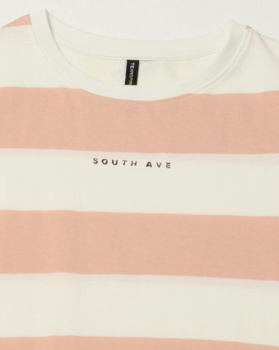 ULTIMATE DROP SHOULDER TOP, PEACH, L