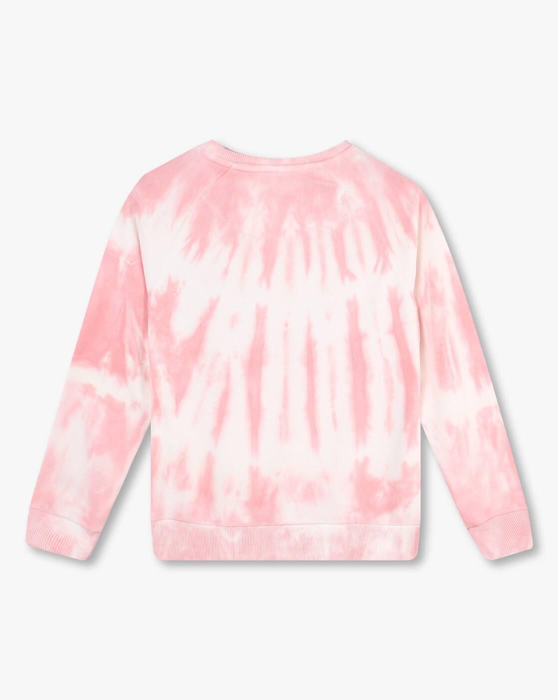 Girls Printed Round-Neck Sweatshirt