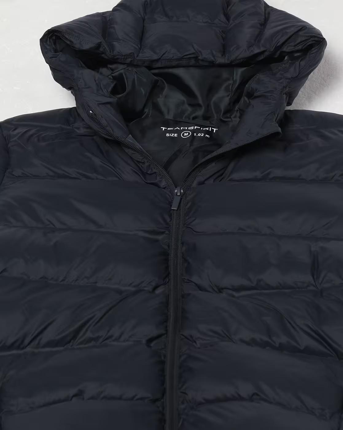 HEAT SEAL QUILTED PUFFER JACKET, NAVY, M
