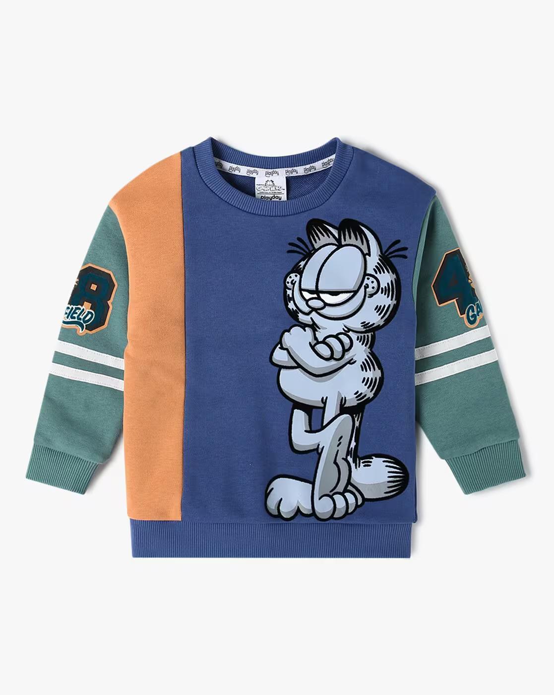 MULTI COLOR SWEATSHIRT, MULTI, 3-4Y