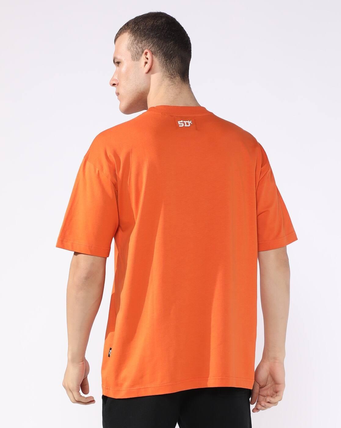 Men Graphic Print Regular Fit Crew-Neck T-Shirt