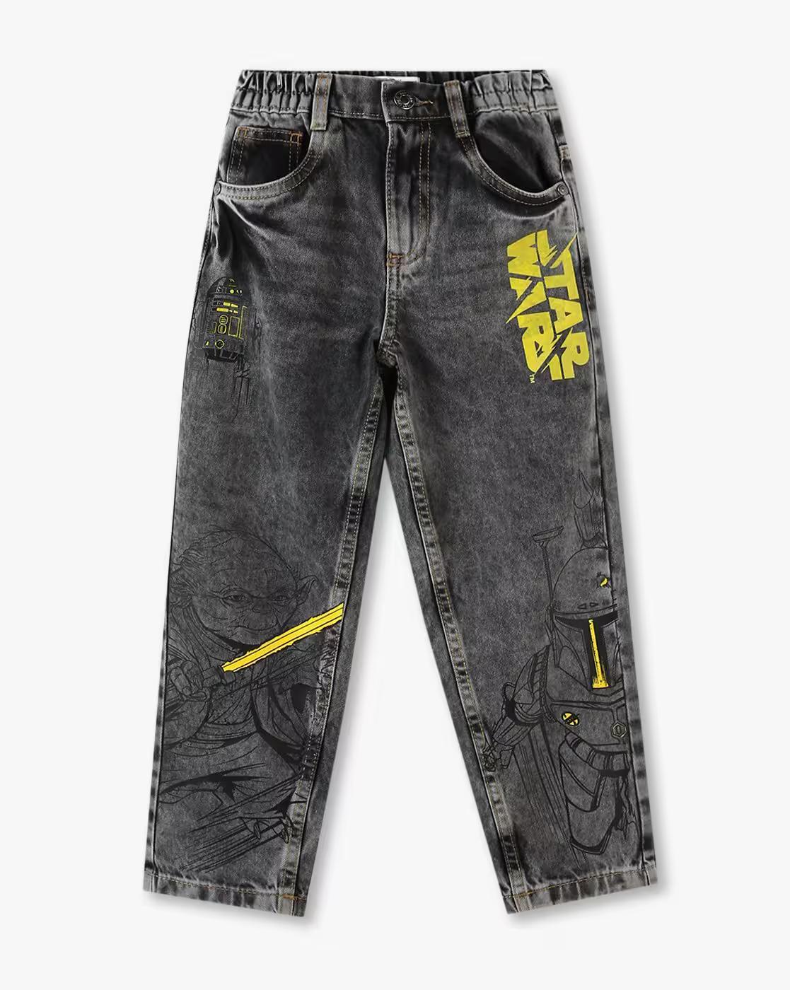 FW24JNS07 STARWARS, GREY, 5-6Y