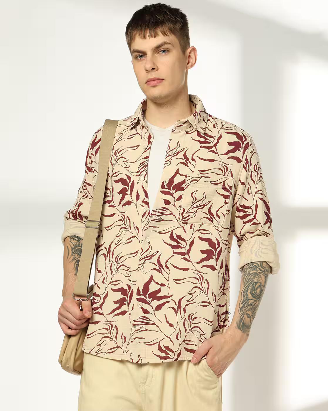 Men All-Over Print Regular Fit Shirt