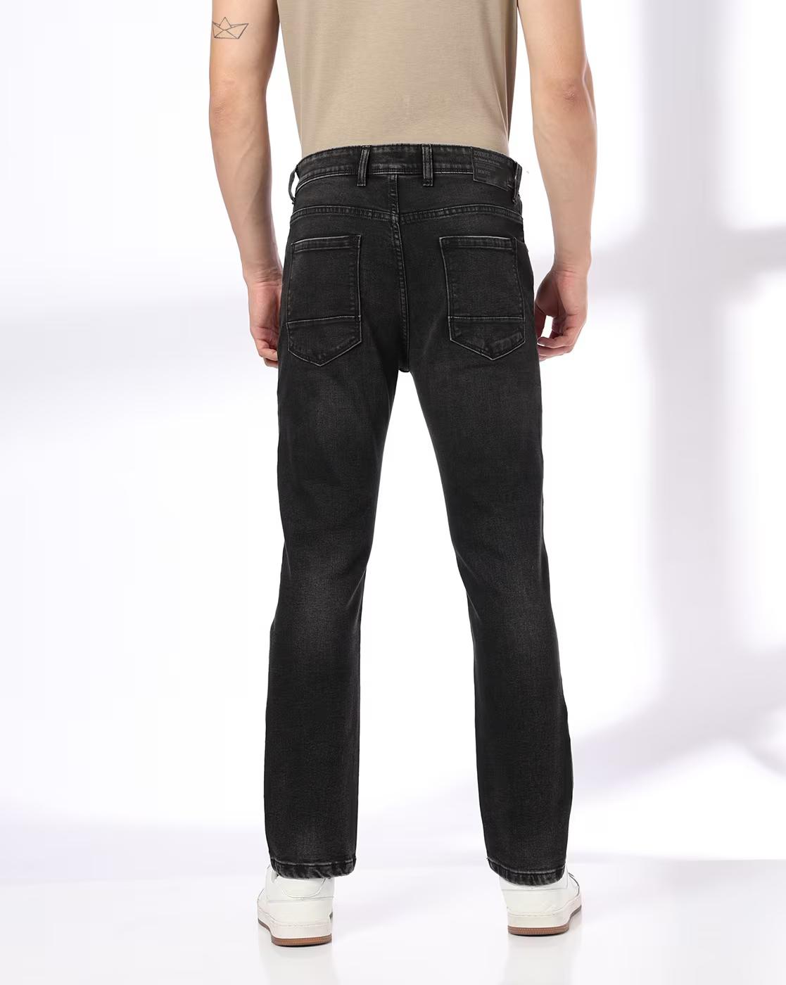 Men Mid-Rise Straight Jeans