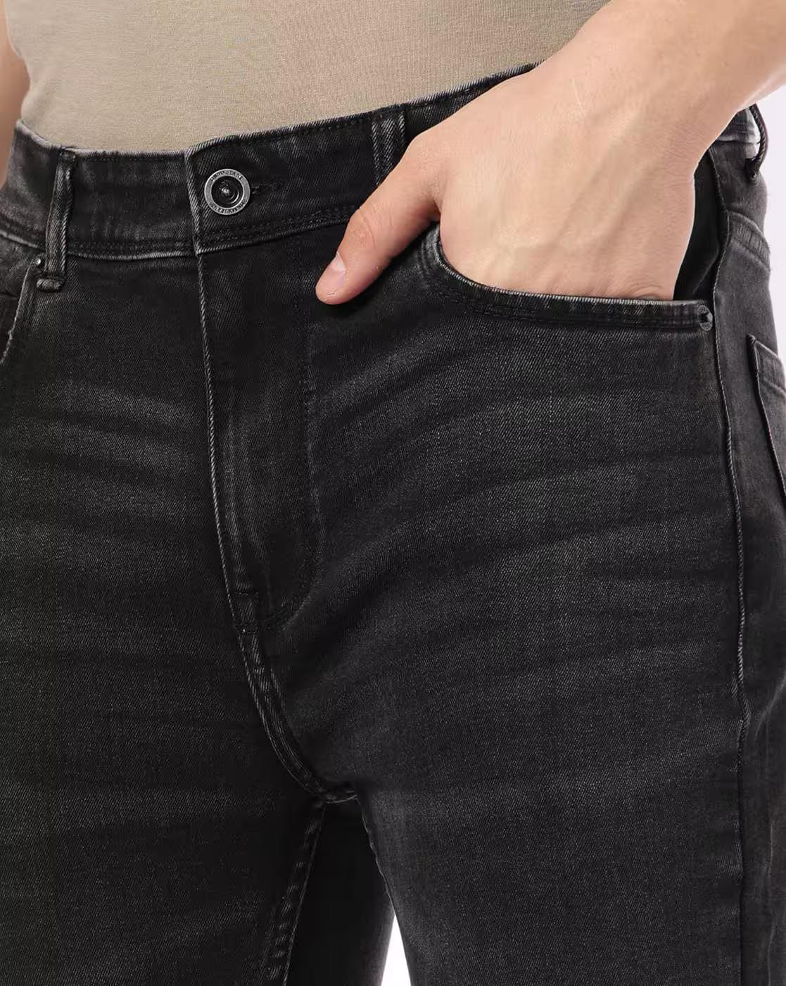 Men Mid-Rise Straight Jeans