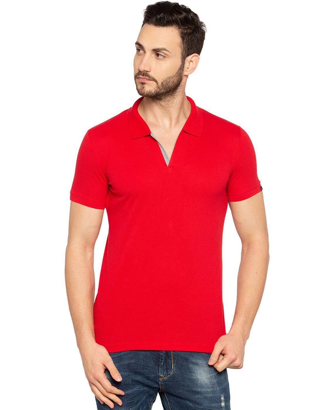 Men Slim Fit Polo T-Shirt
