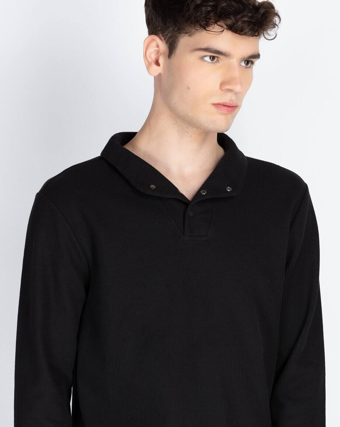 Men Regular Fit Henley T-Shirt