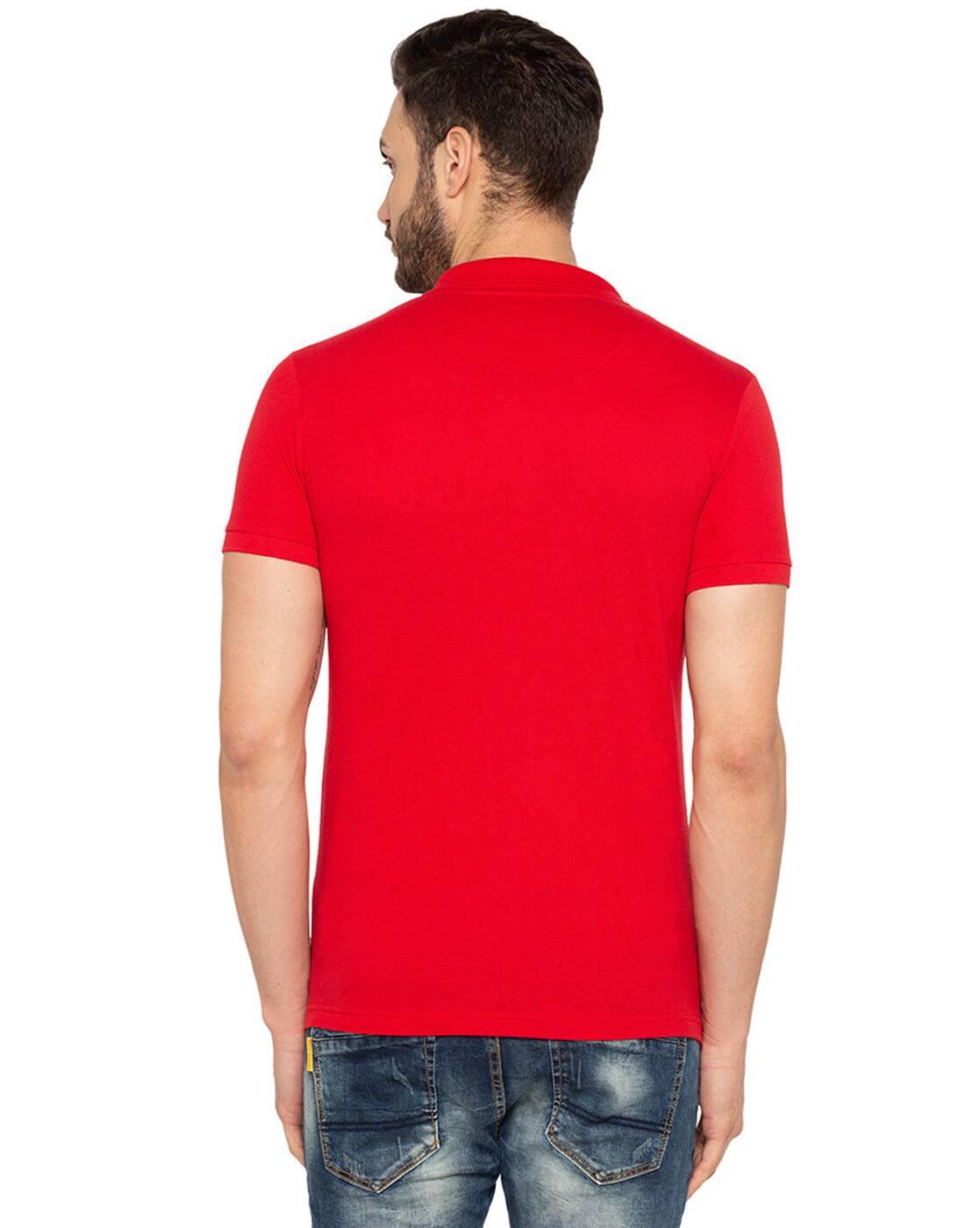 Men Slim Fit Polo T-Shirt