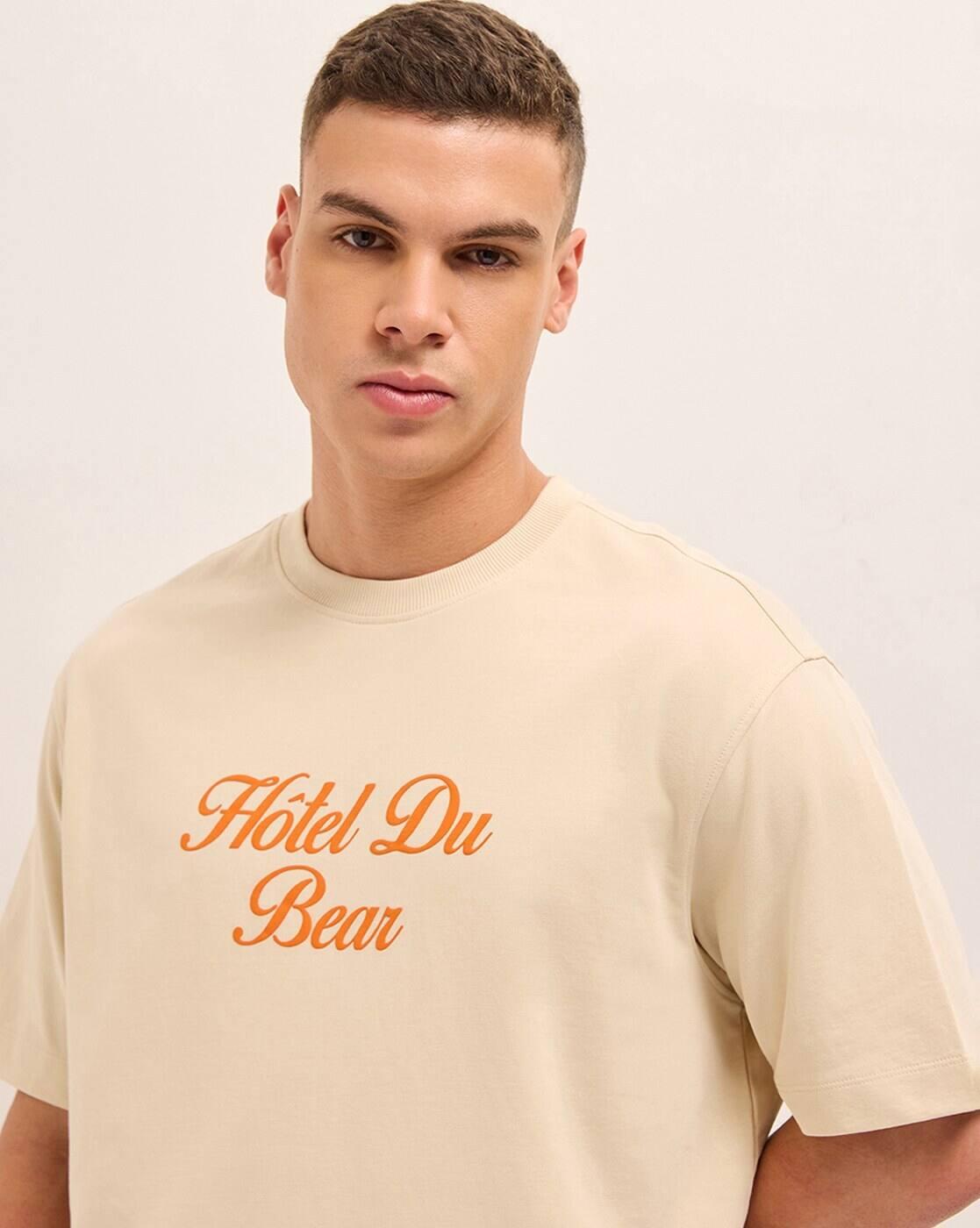 Graphic Oversized Fit Crew- Neck T-shirt