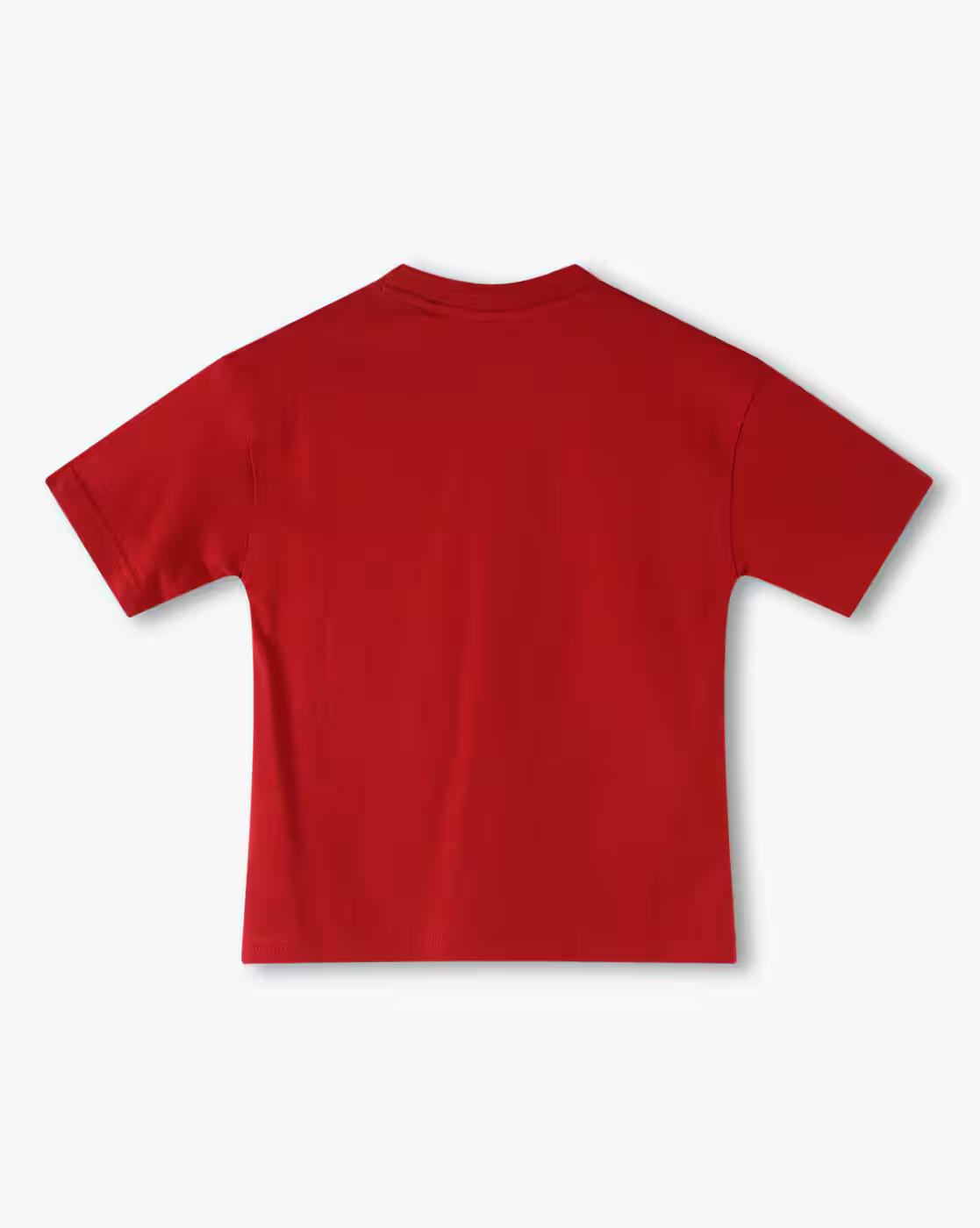Boys Spiderman Print Relaxed Fit Crew-Neck T-Shirt